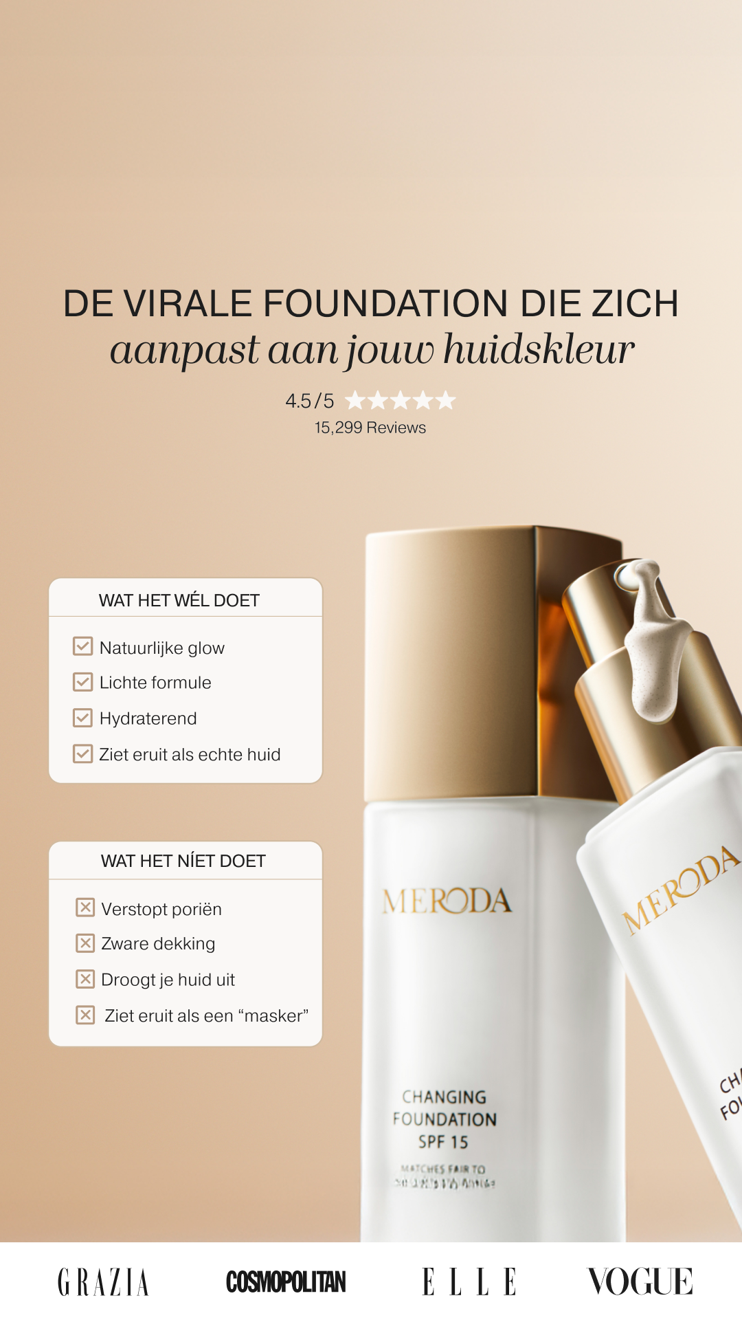 Meroda Cosmetics Facebook ad