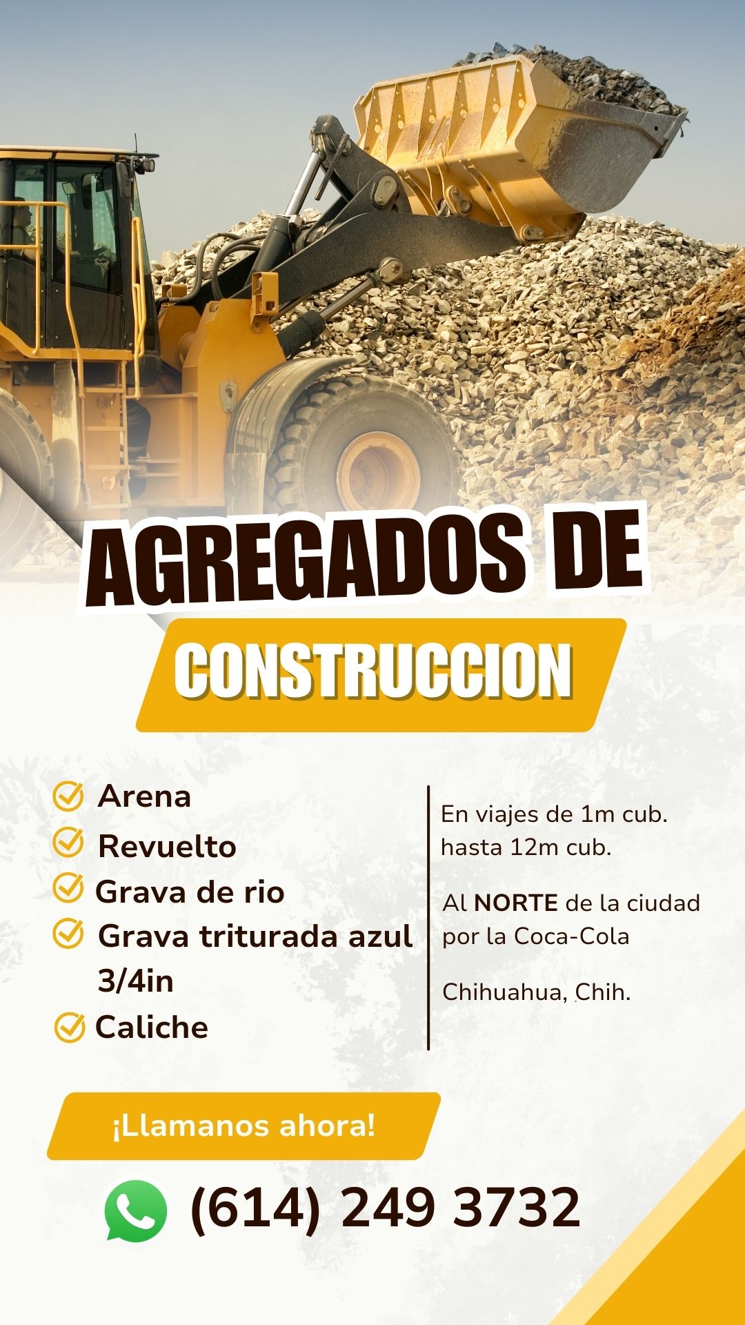 Terracerías Y Demoliciones El Nene Facebook ad: Cotiza ahora en material para tú proyecto. Desde viajes de…