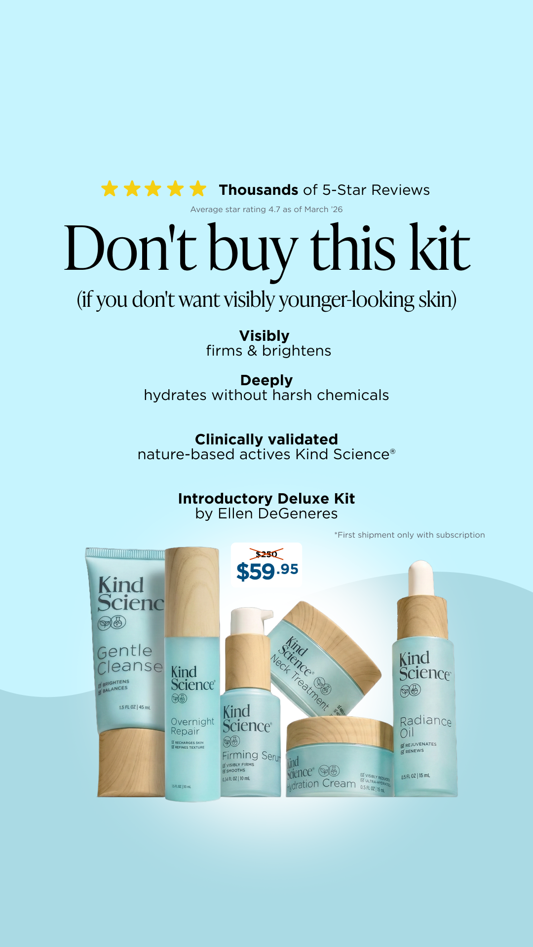 Kind Science Facebook ad