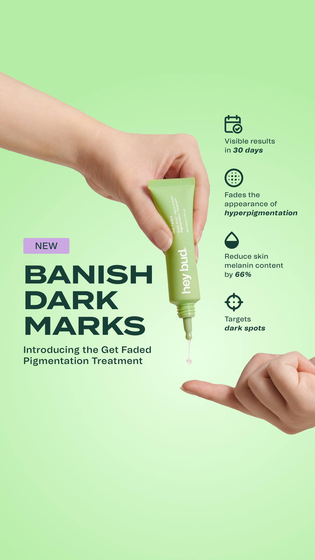 Hey Bud Skincare Facebook ad