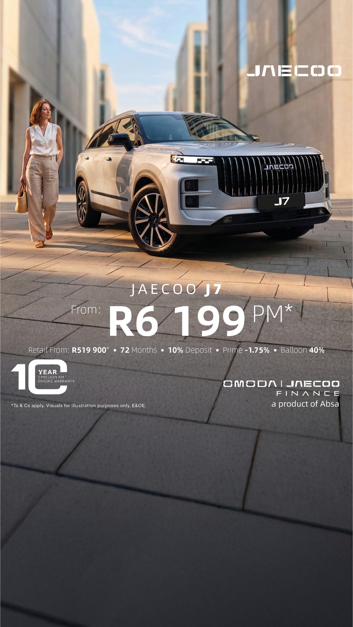 JAECOO South Africa Facebook ad