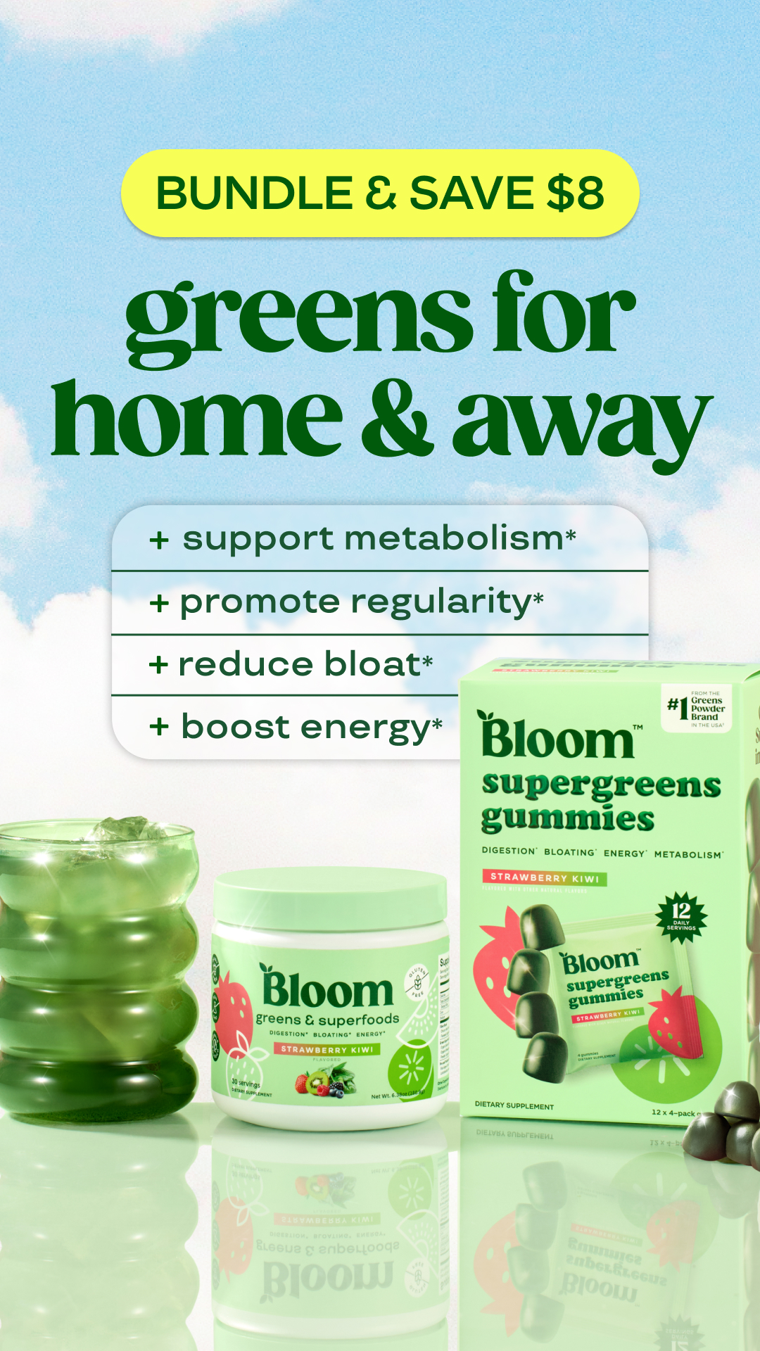 Bloom Nutrition Facebook ad