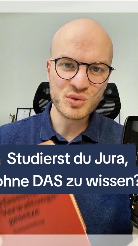 David C. Franke - Jura Masterclass Facebook ad: Studierst du Jura, ohne DAS zu wissen?