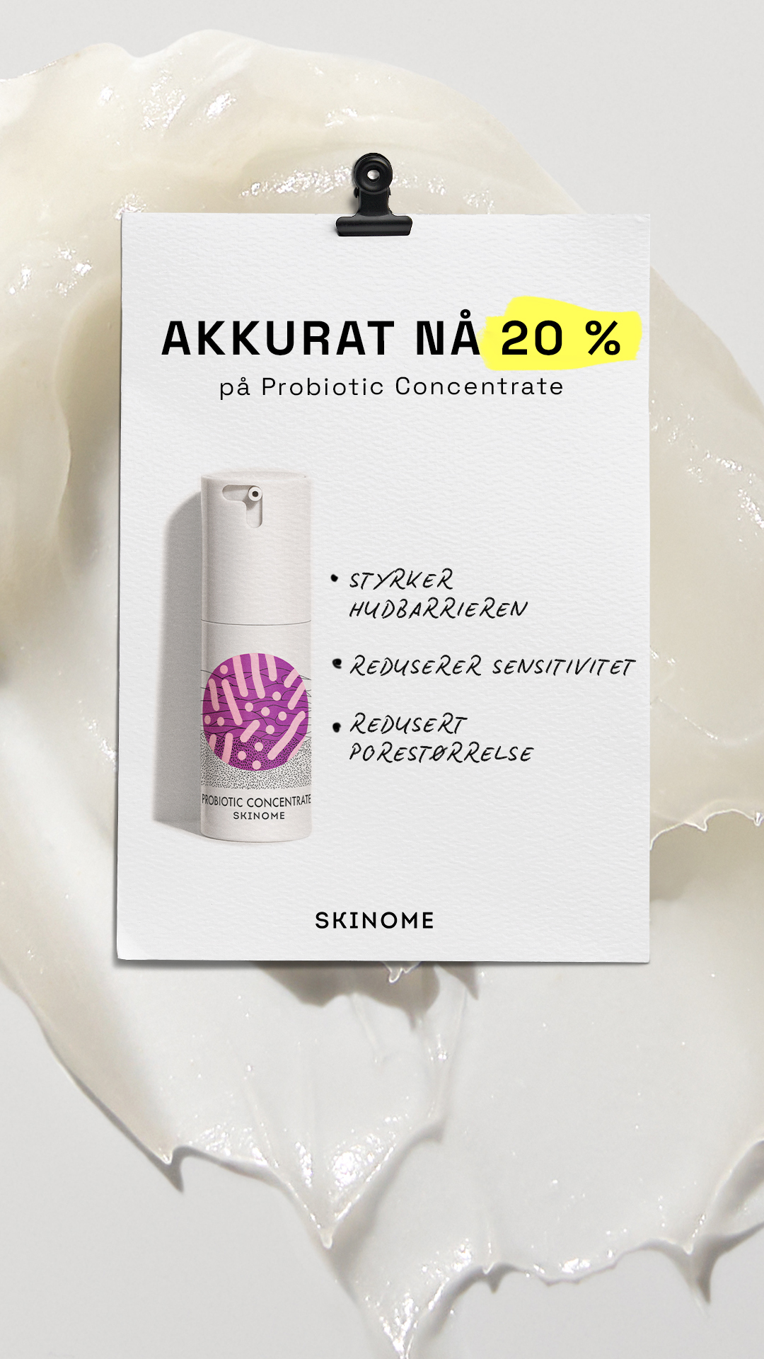 Skinome Facebook ad