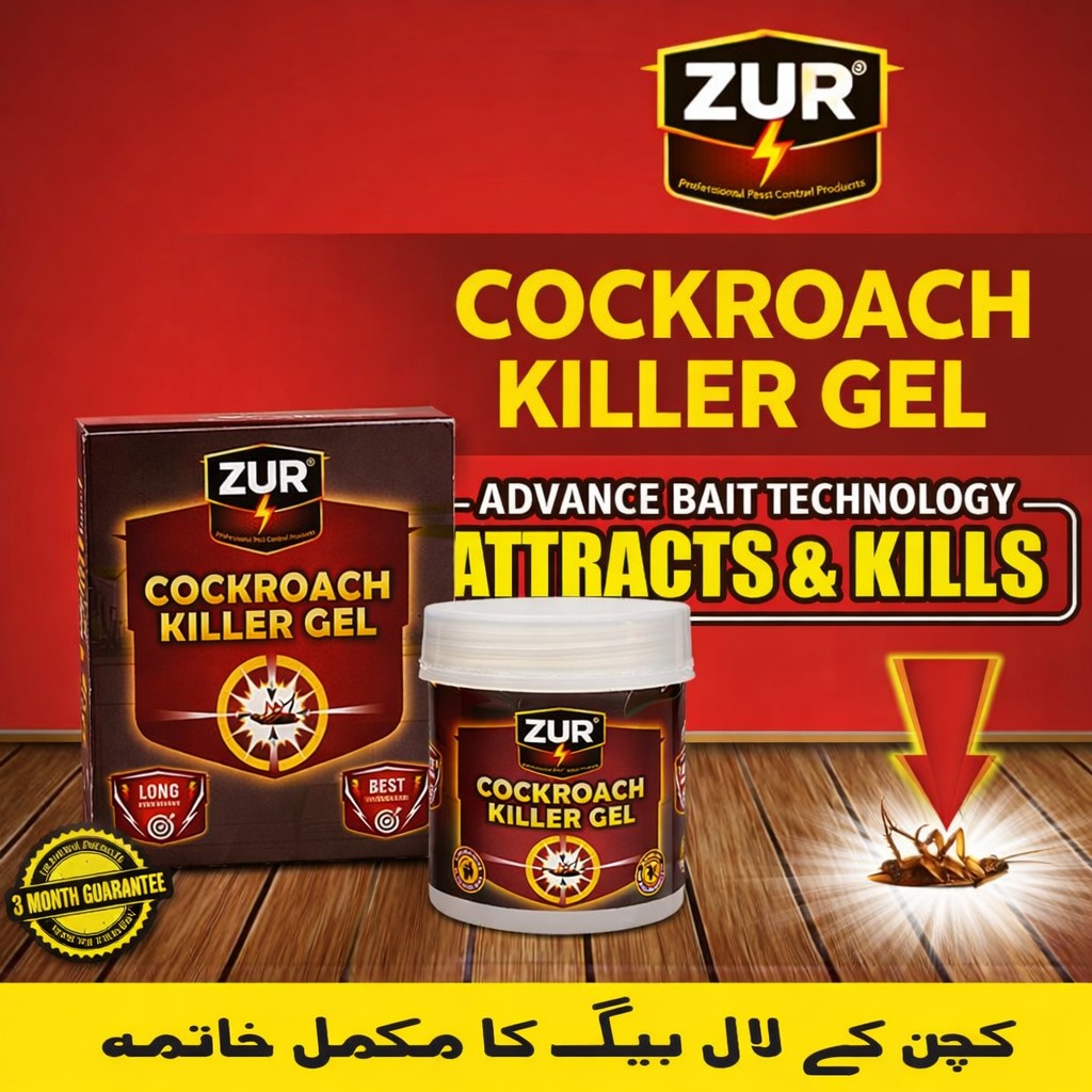 ZUR Facebook ad: Ab cockroach se pareshani khatam, ZUR Cockroach Killer…