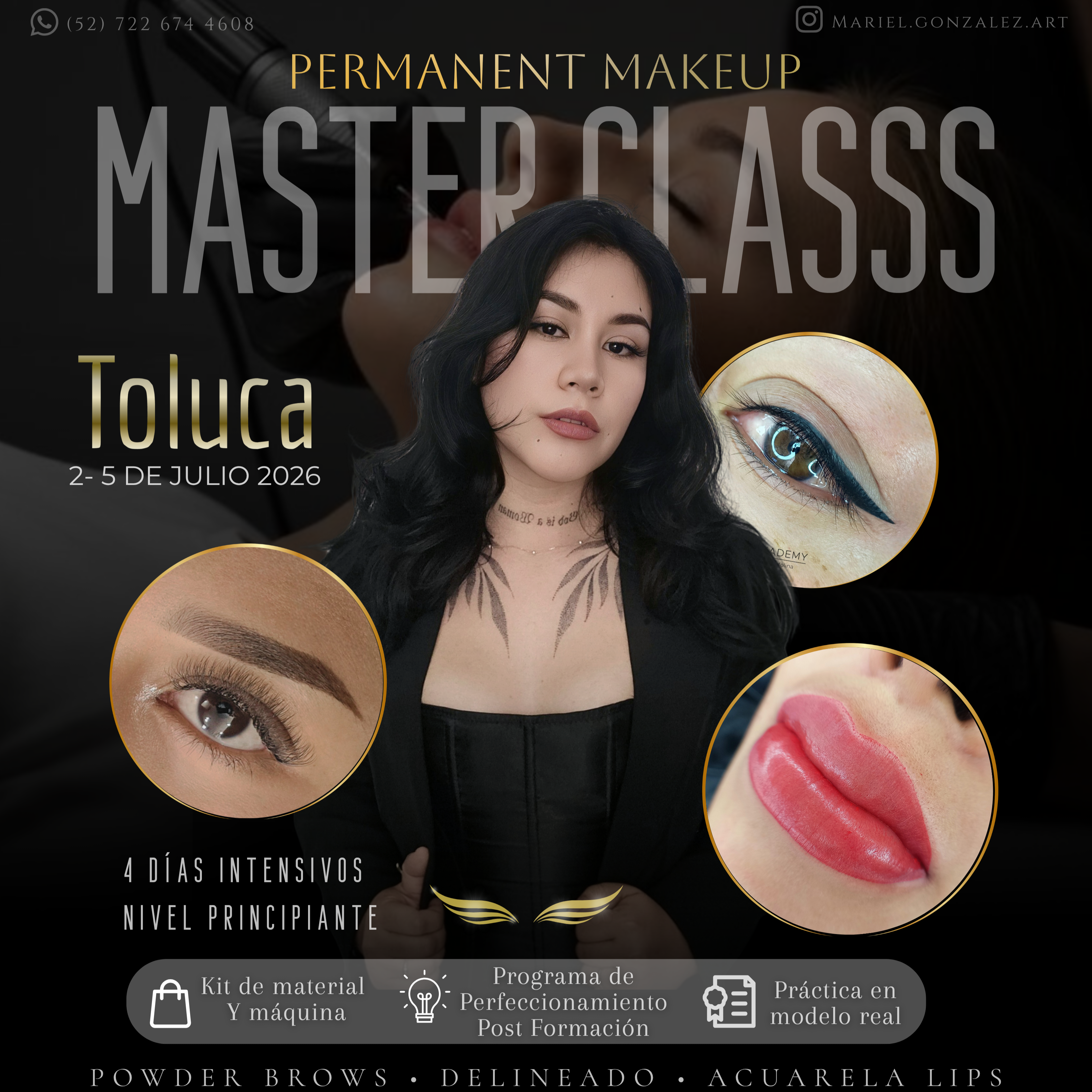 Mariel González • Tatuaje y Micropigmentacion Facebook ad: Curso micropigmentación