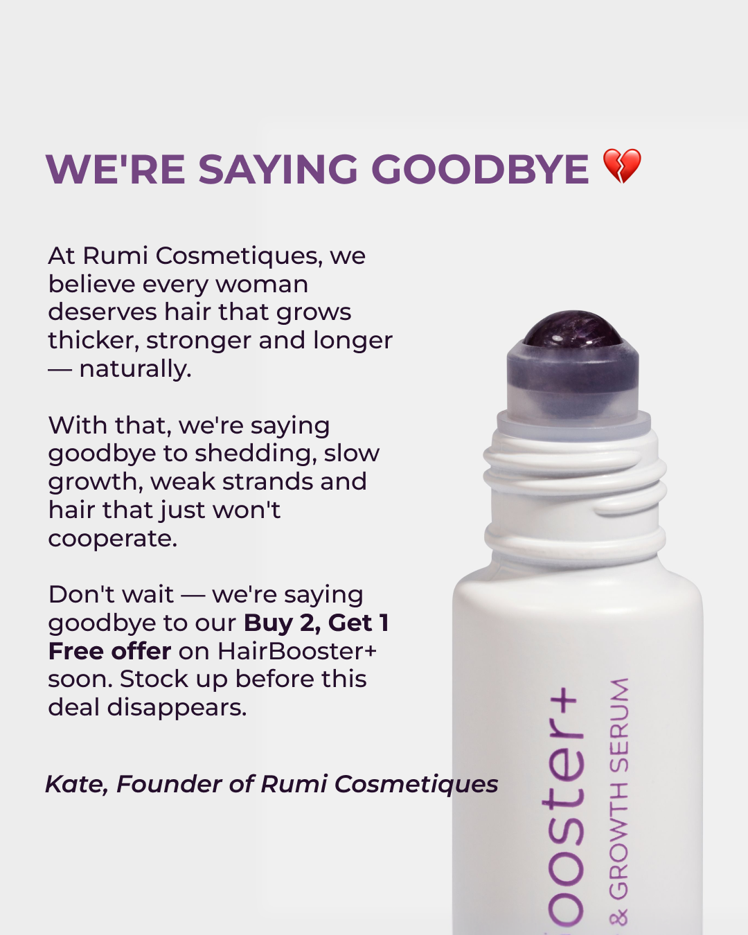 Rumi Cosmetiques Facebook ad