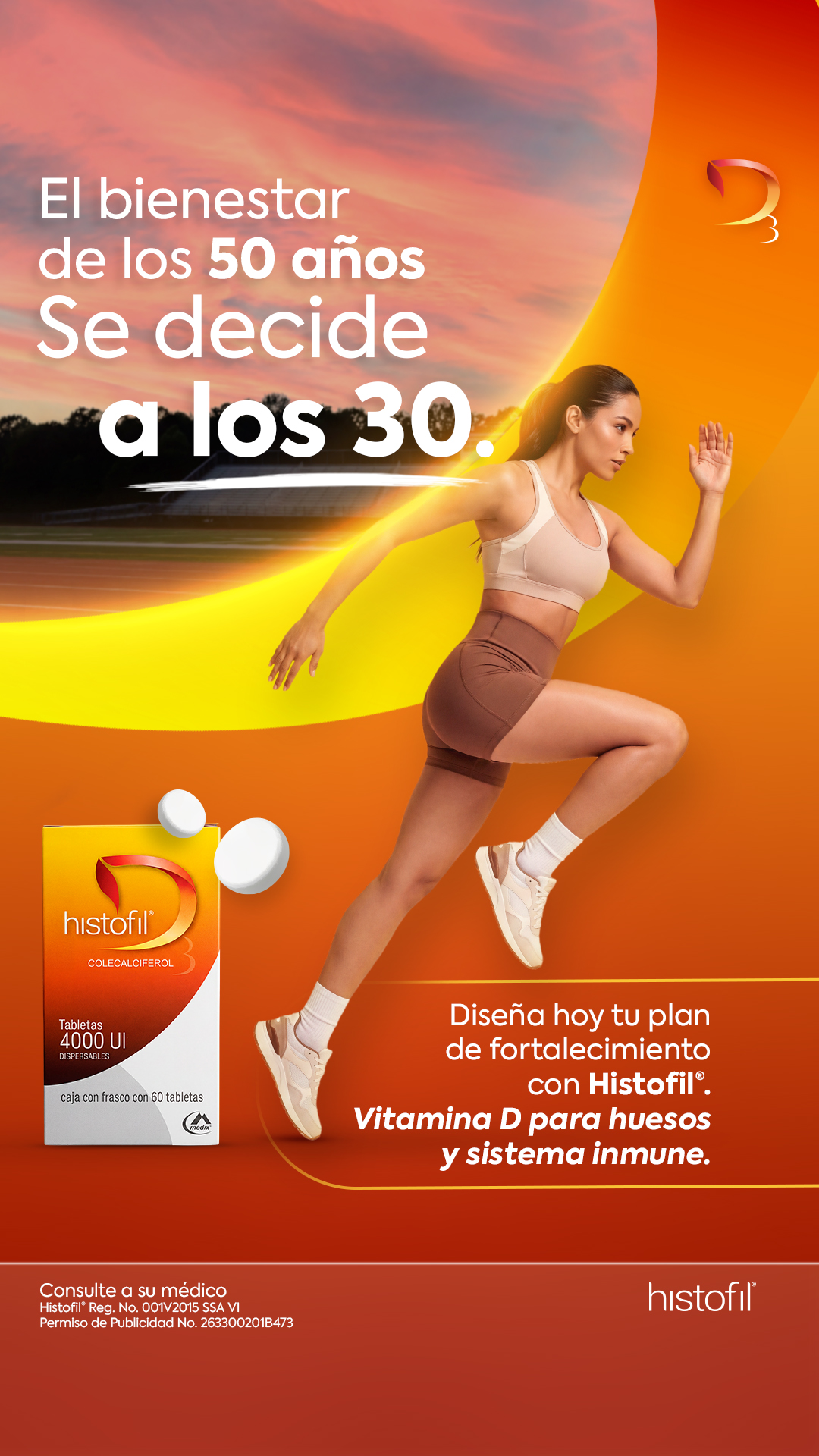 Histofil 4000 Facebook ad: Vitamina D3