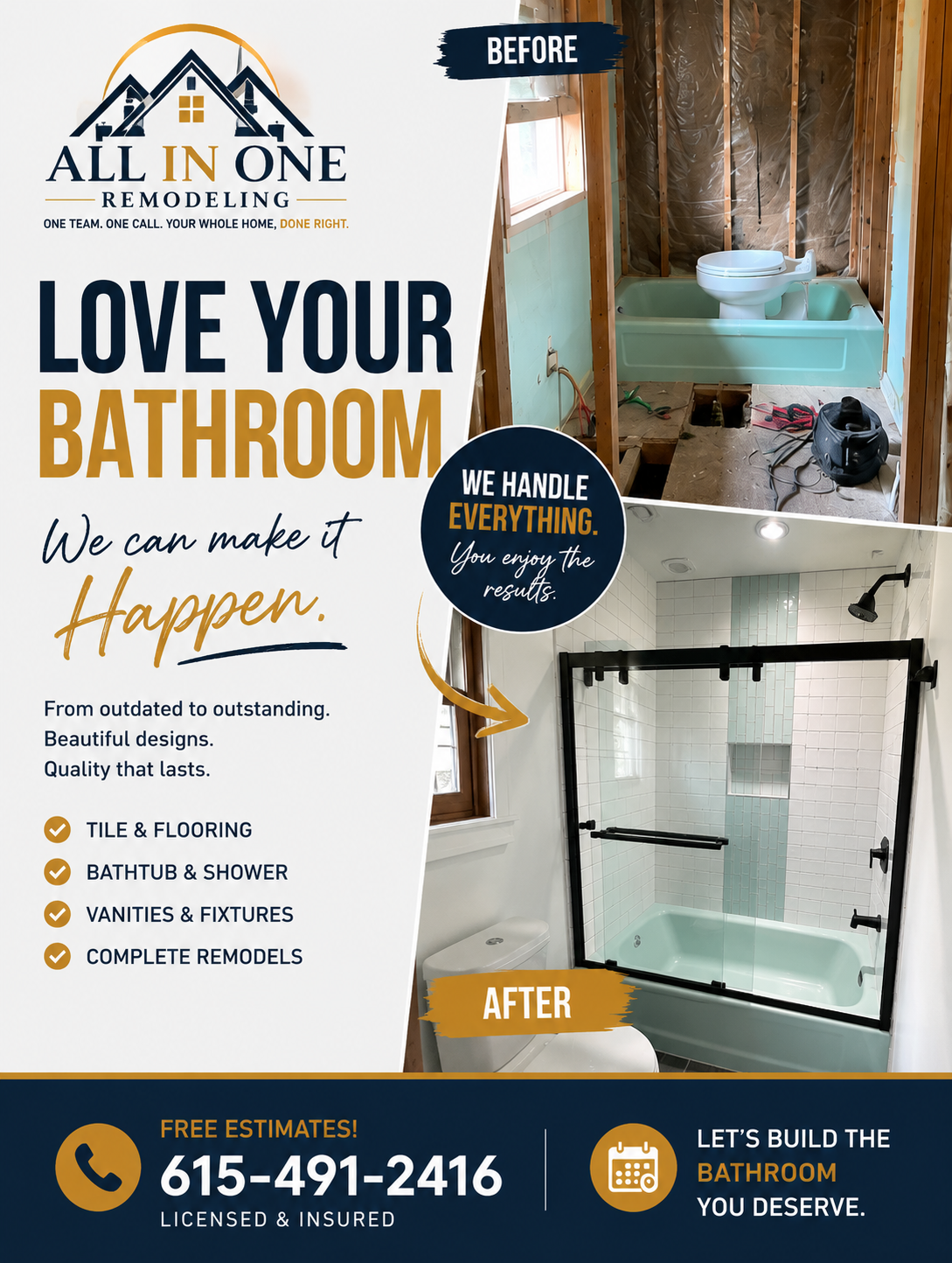 All In One Remodeling Facebook ad from Jun 24, 2026