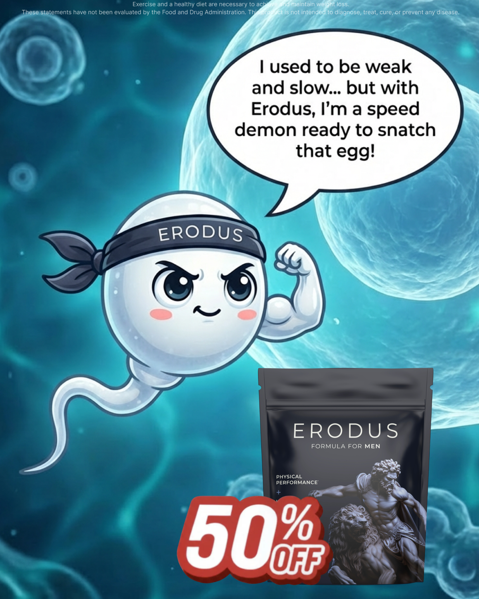 Erodus Formula For Men Facebook ad