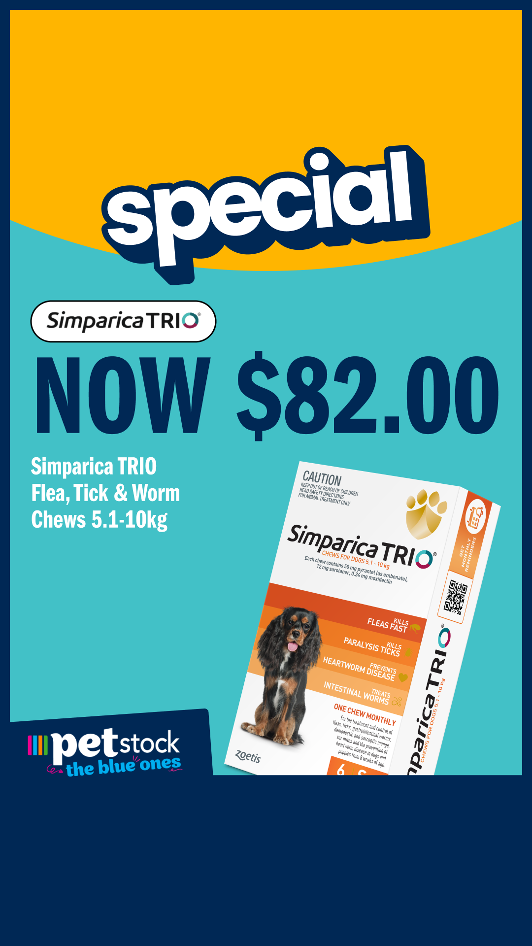 Petstock Facebook ad