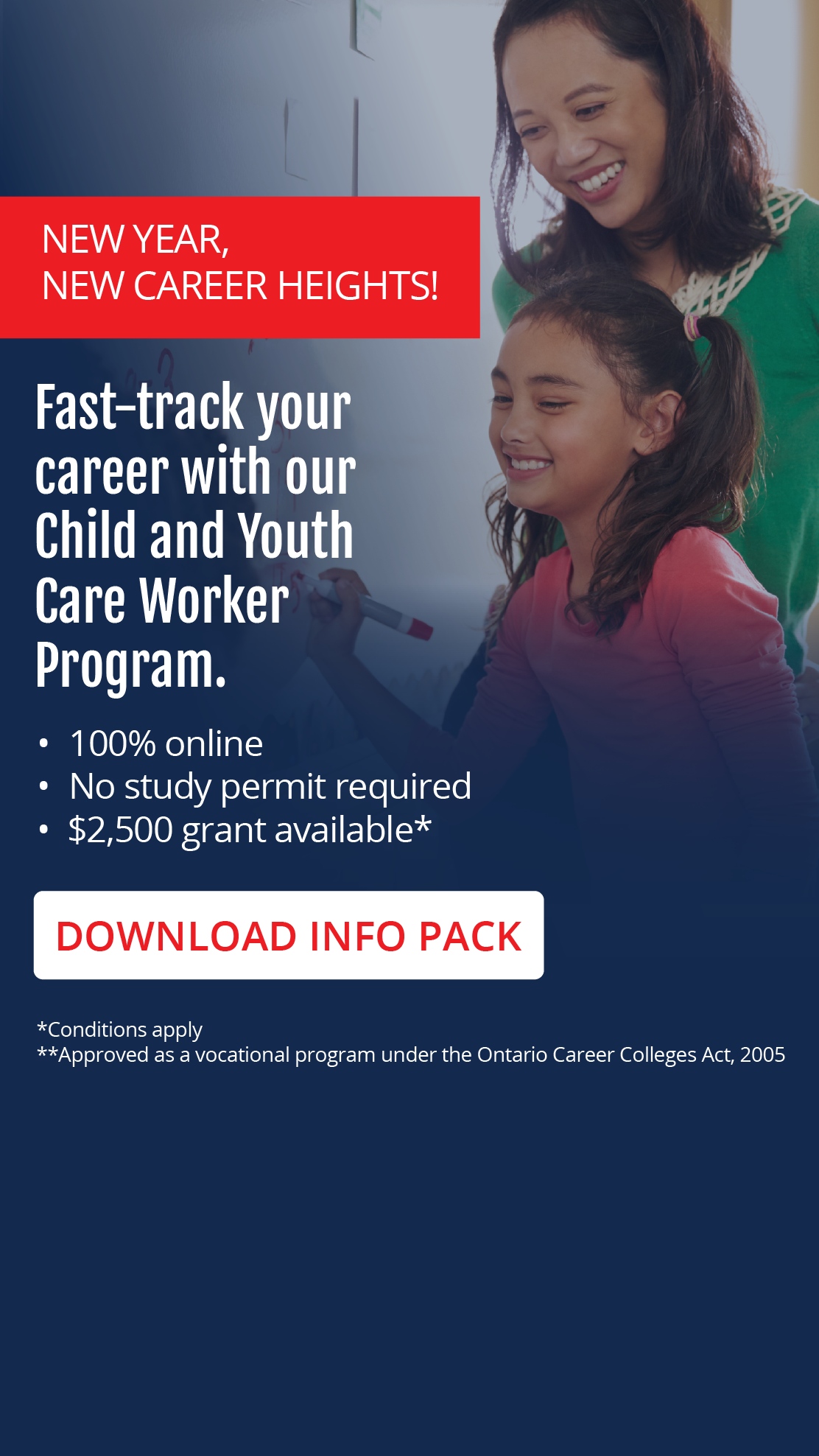 Alpha Career College Facebook ad