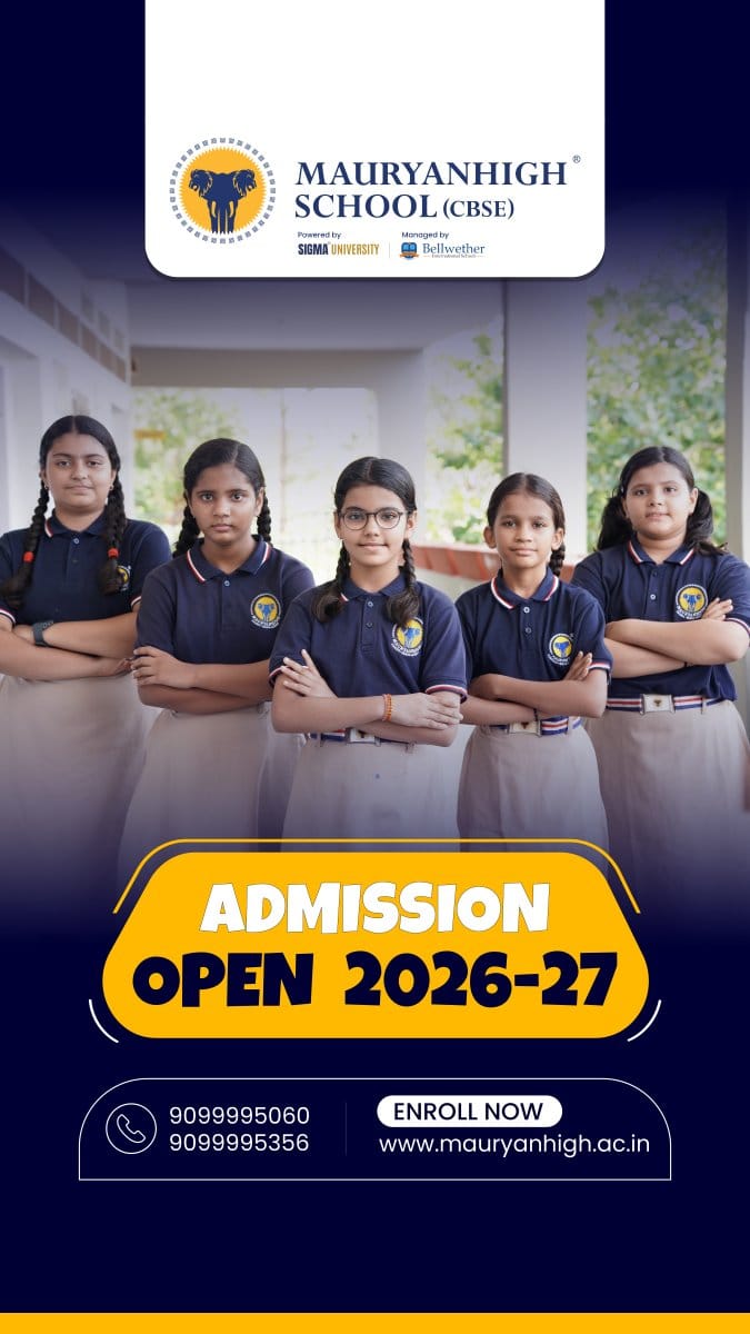 Mauryan High School Facebook ad from Mar 6, 2026