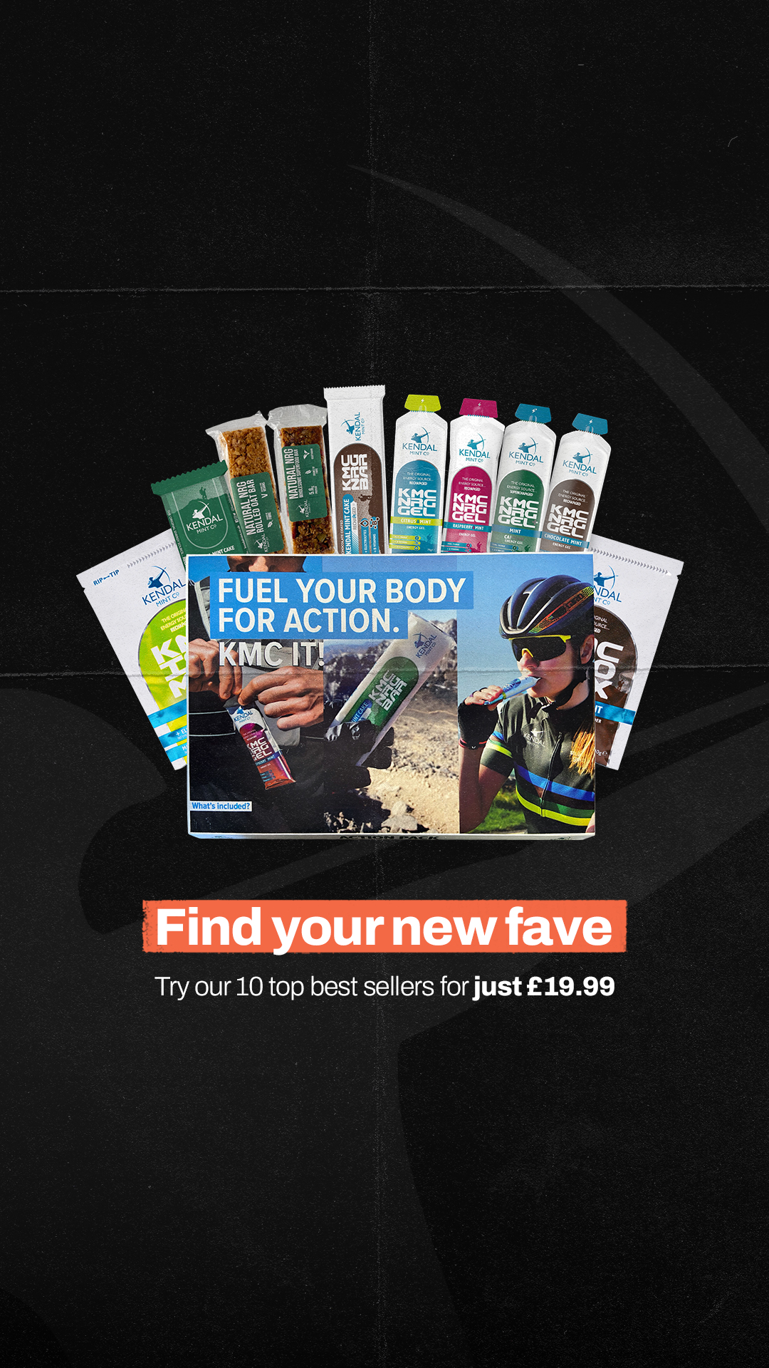 Kendal Mint Co Facebook ad: Find Your Fuel With KMC