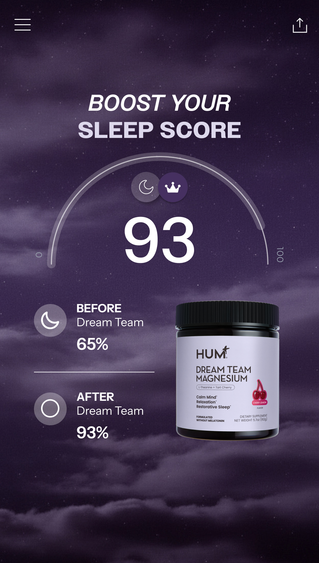 HUM Nutrition Facebook ad