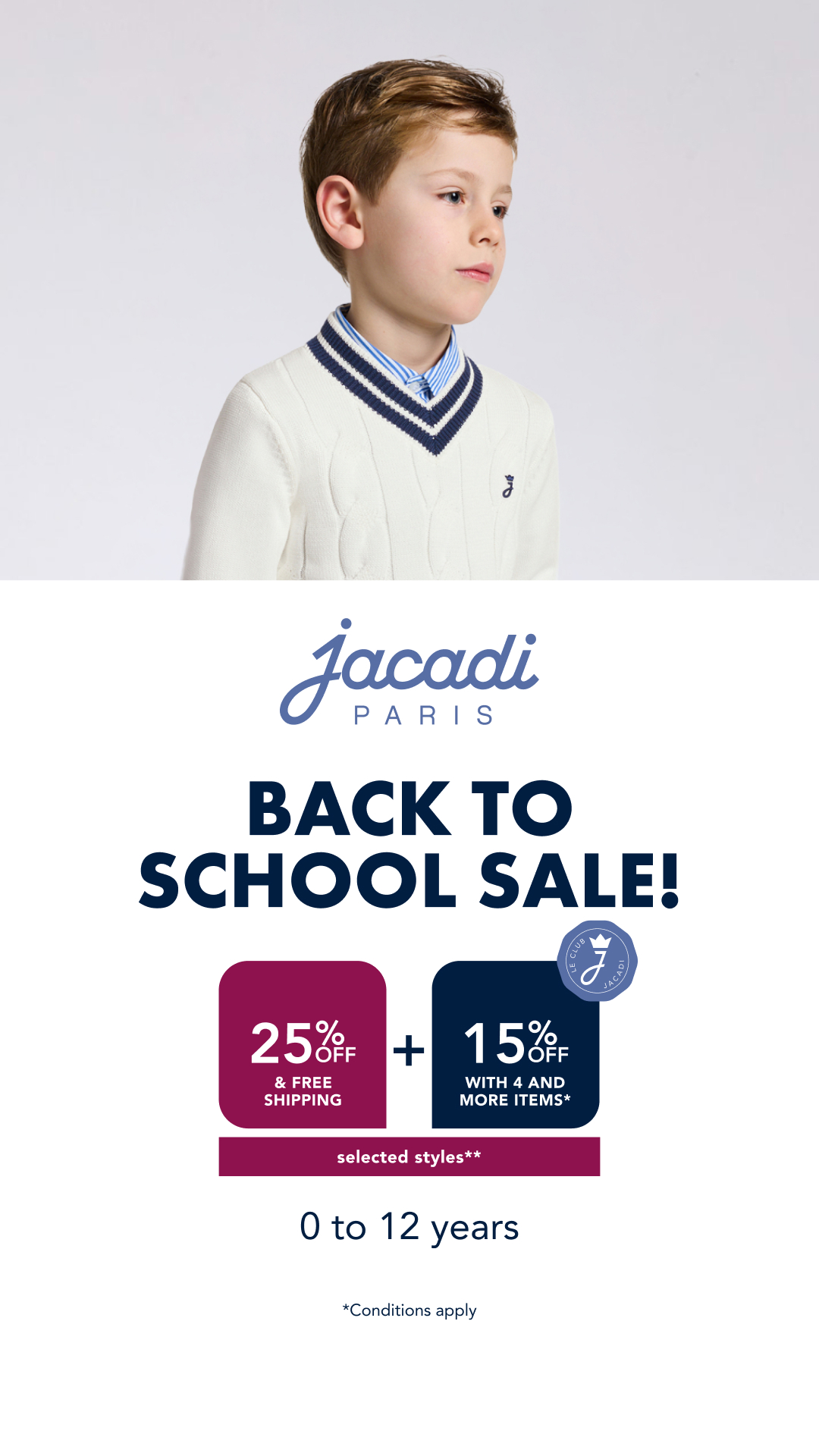 Jacadi Facebook ad
