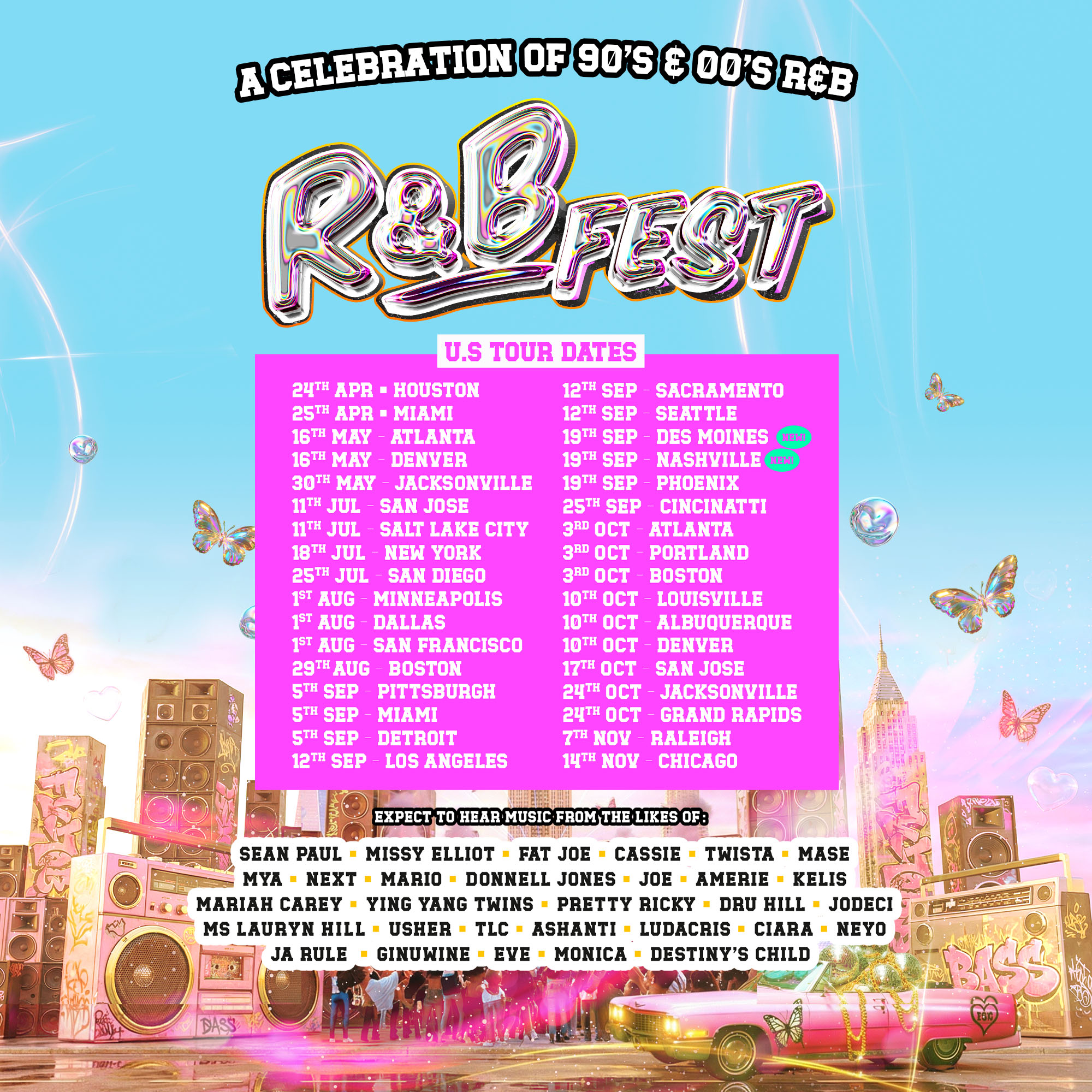 R&B FEST Facebook ad: R&B Festival in USA!