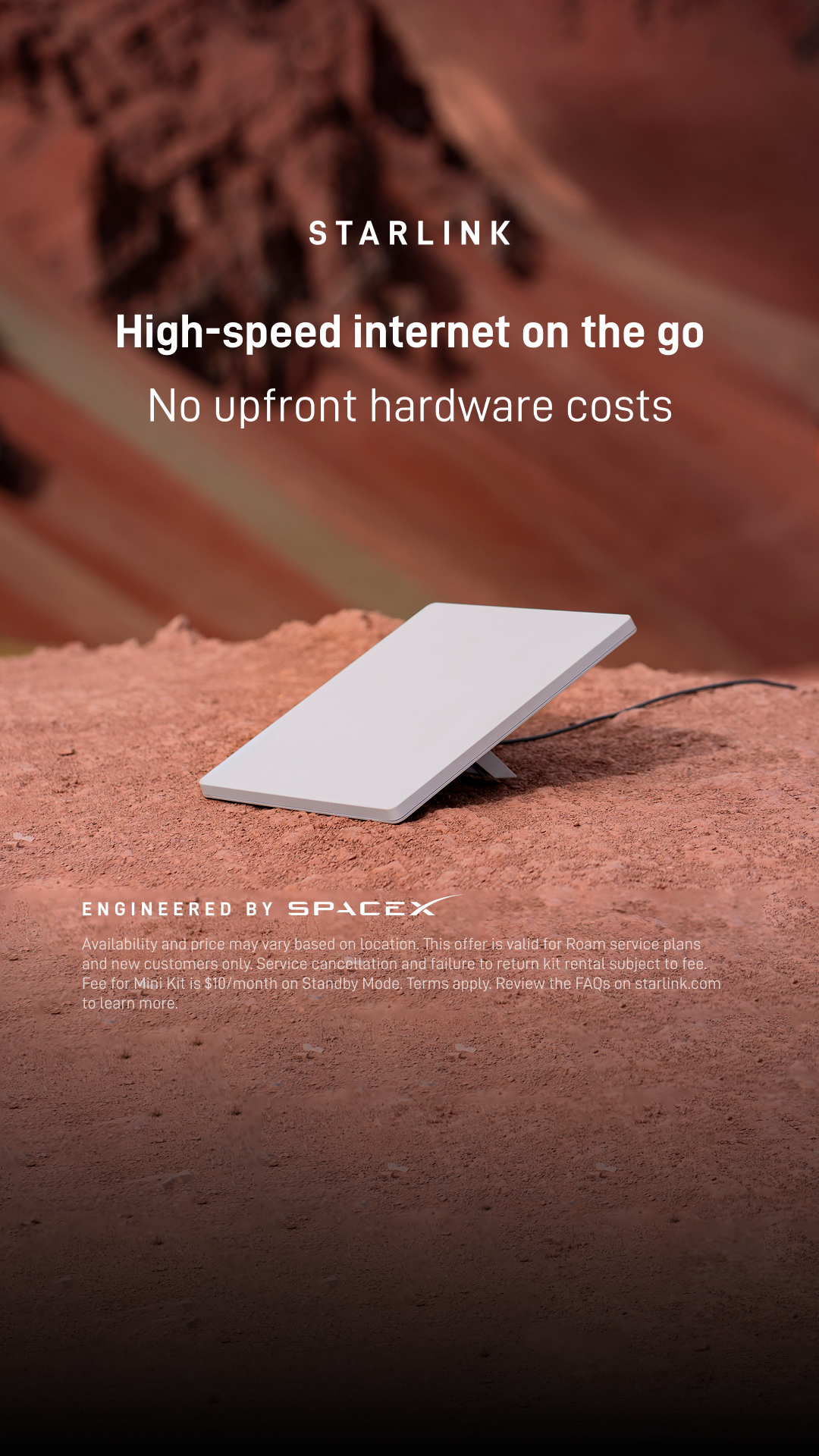 Starlink Facebook ad