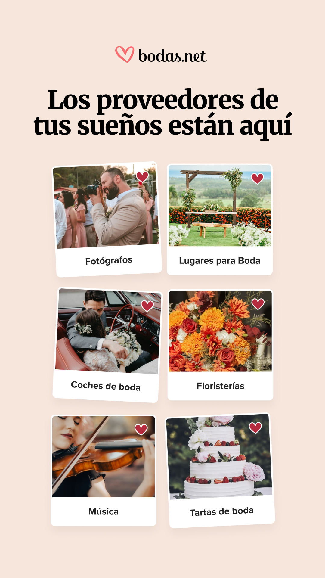 Bodas.net Facebook ad: Bodas.net hace tu boda realidad