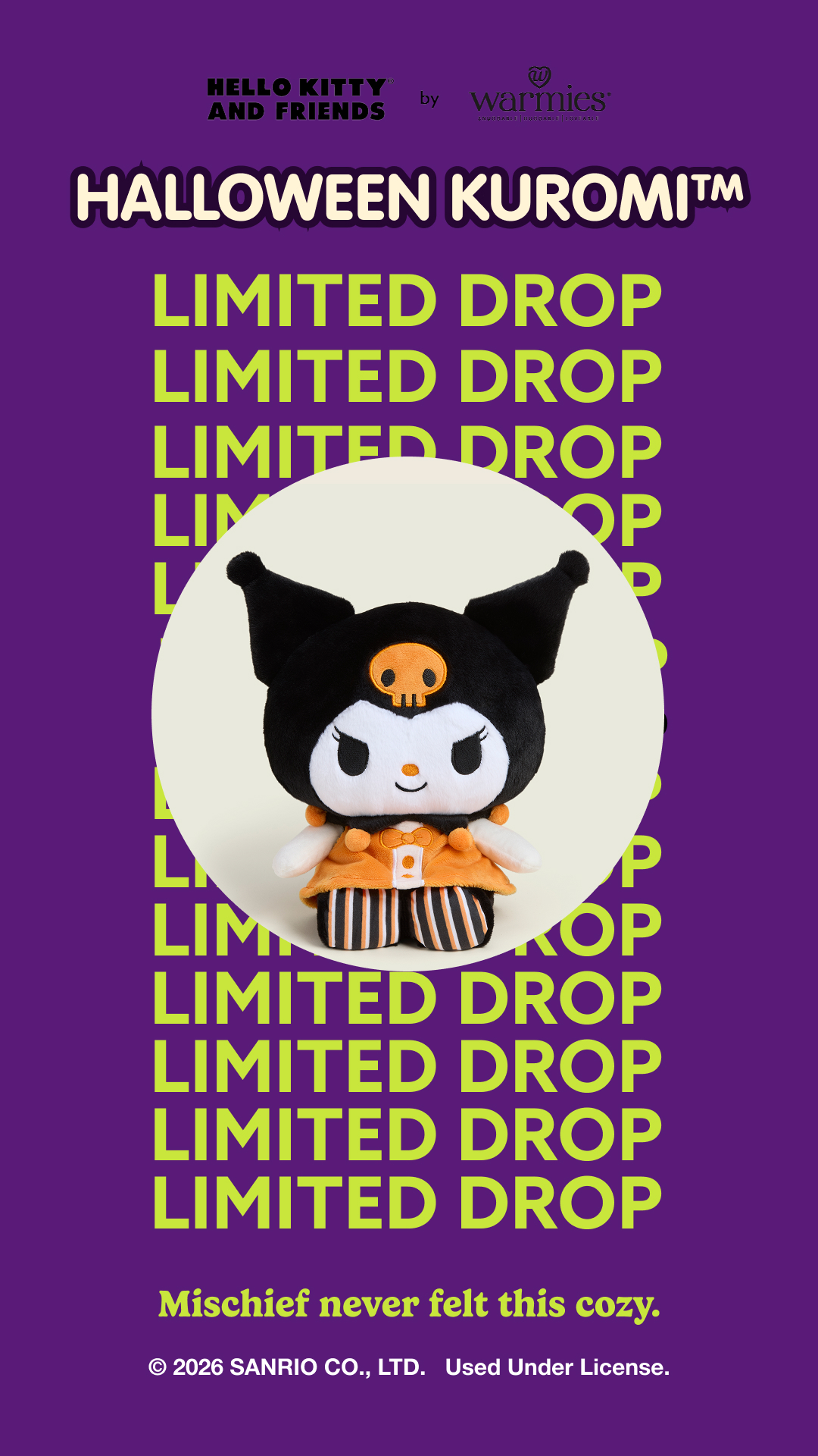 Warmies USA Facebook ad: Cozy With a Mischievous Side