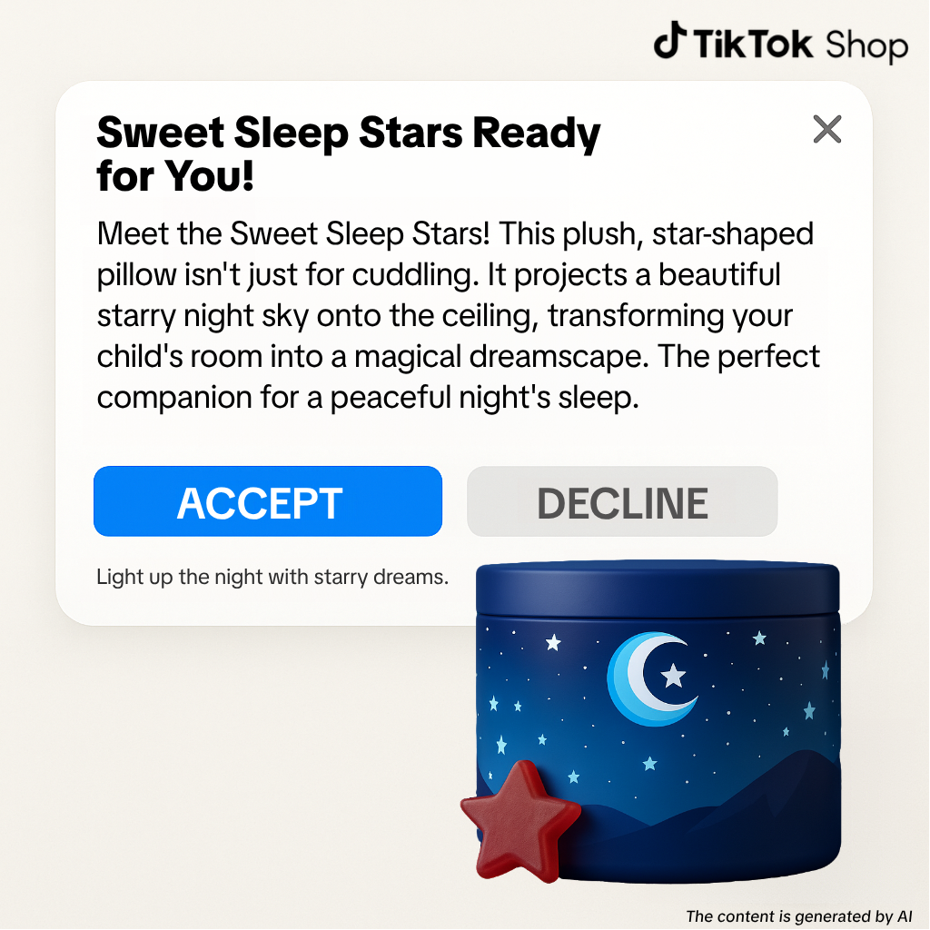 TikTok Shop US Facebook ad