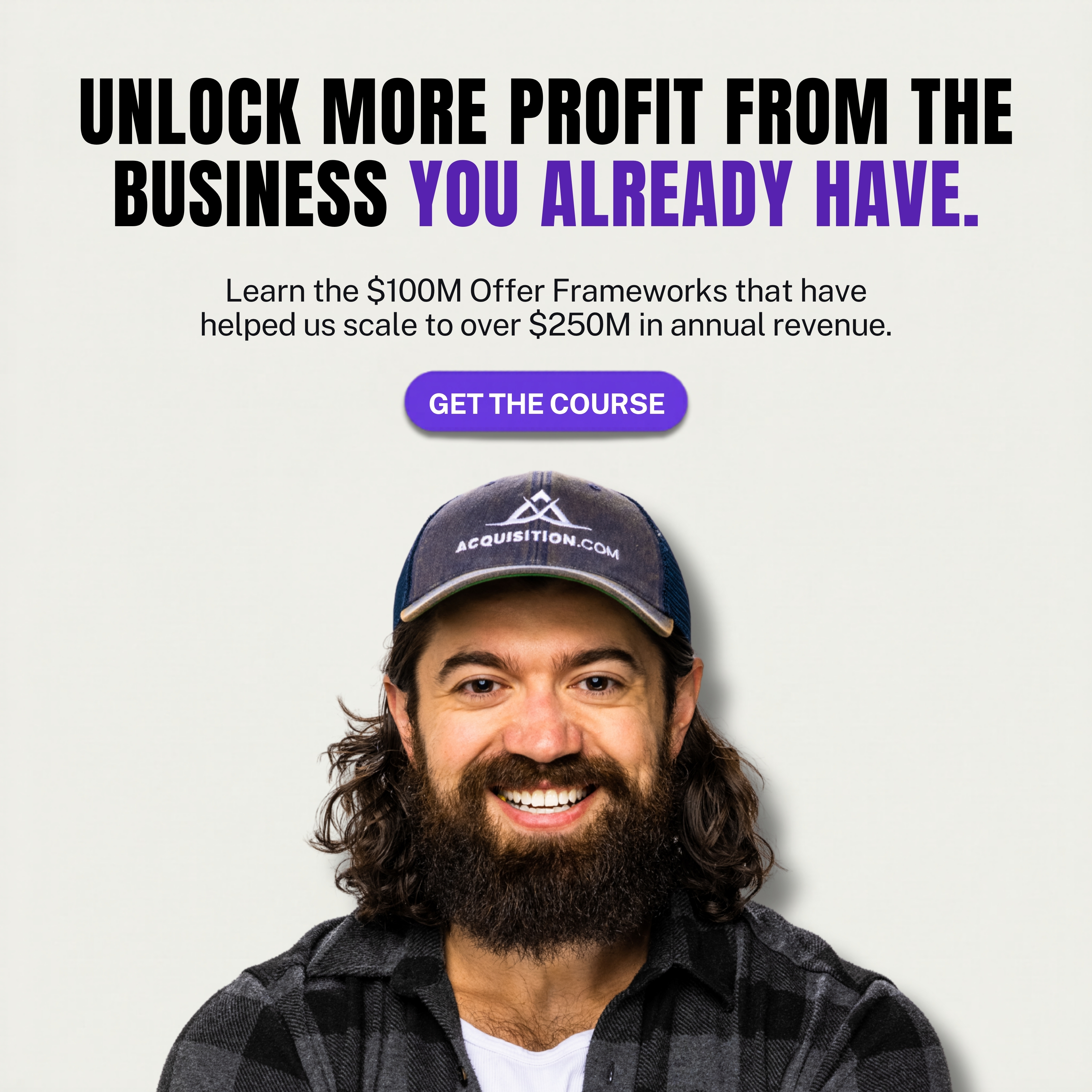 Alex Hormozi Facebook ad