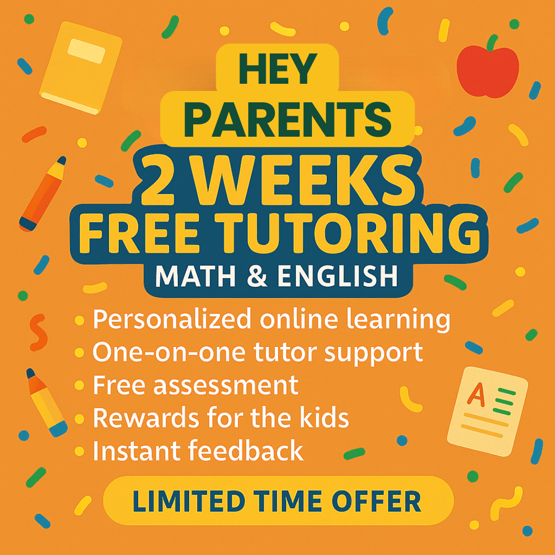 APLUS America - Math and English Facebook ad