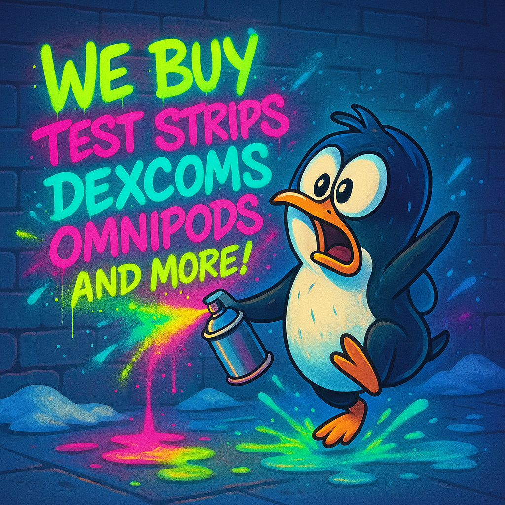Strips2Cash.com Facebook ad: Sell Your Diabetic Supplies Today!