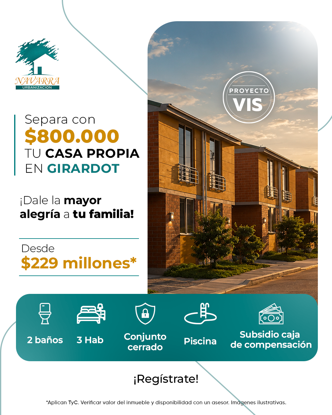 Urbanización Navarra Facebook ad from Jun 18, 2026