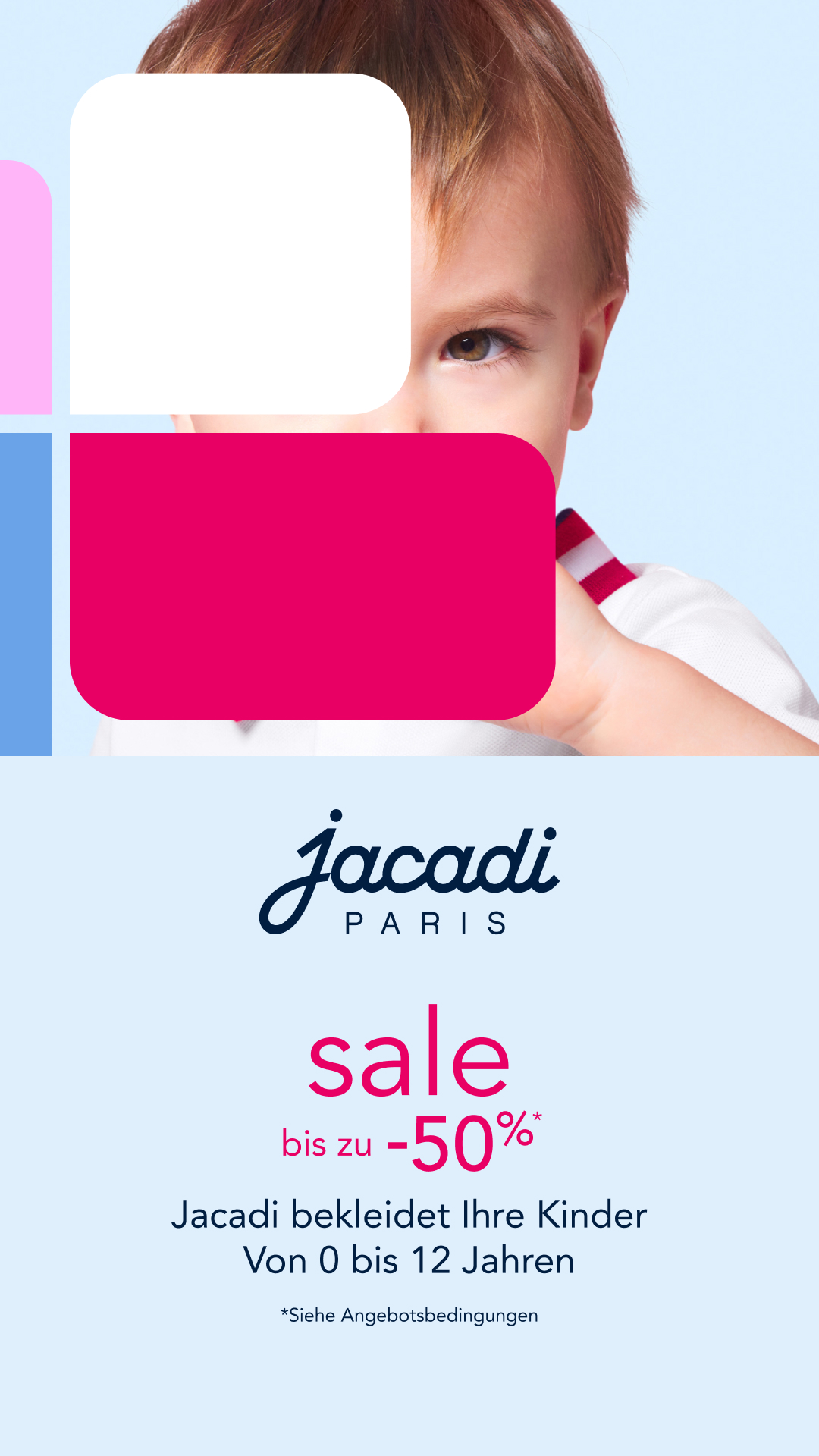 Jacadi Facebook ad