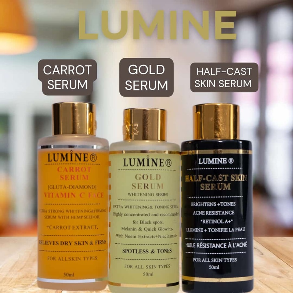Mgc Philippines Cosmetic Facebook ad: LUMINE SERUMS offer benefits like skin lightening, evening…