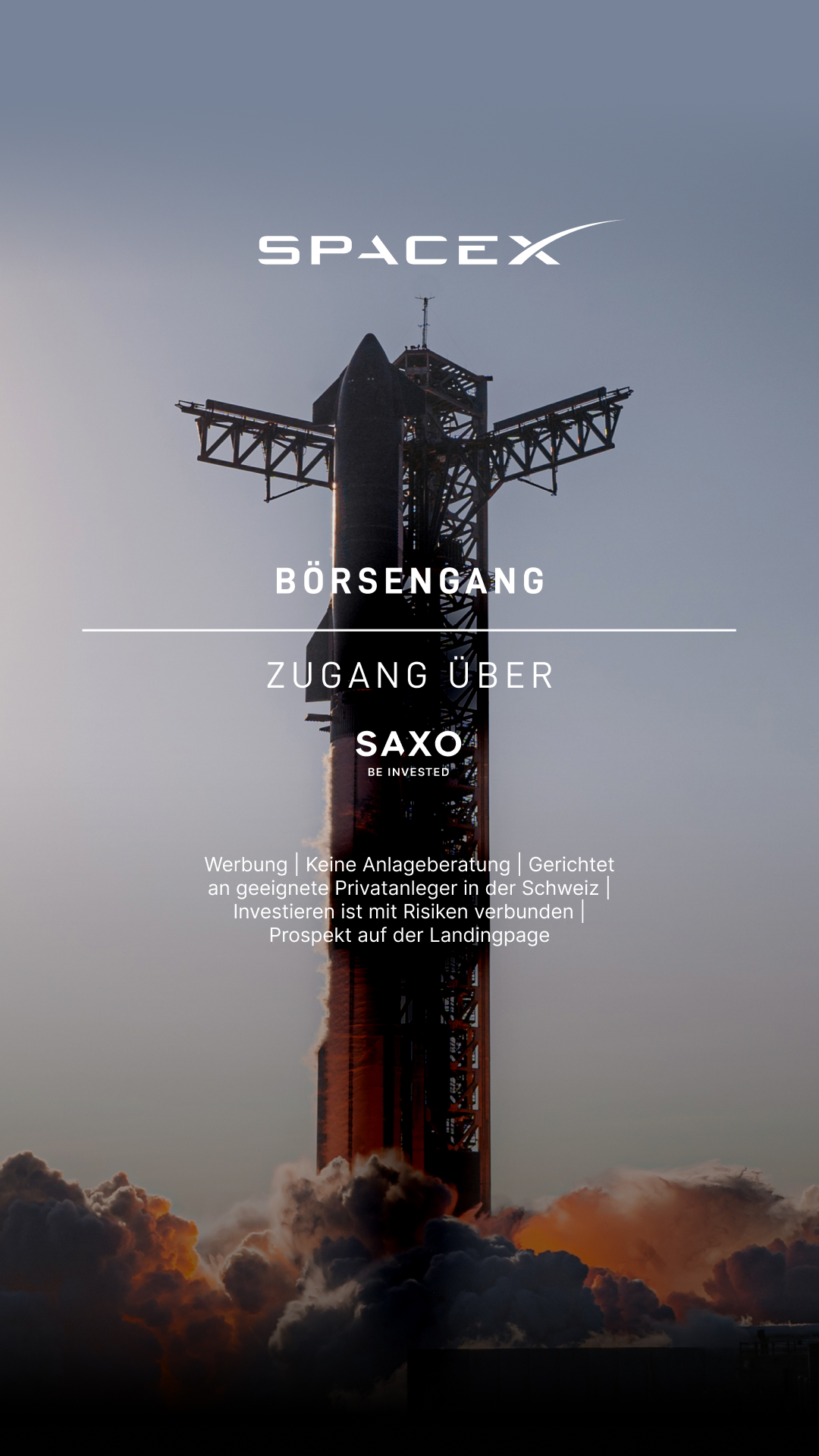 Saxo Bank Facebook ad