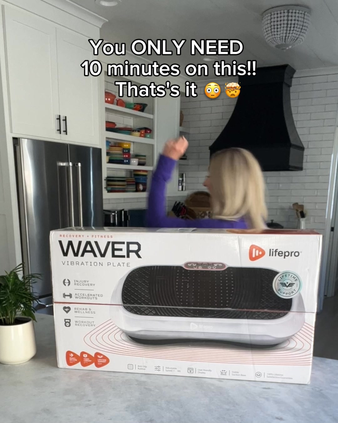 Lifepro Facebook ad: GET 50% OFF THIS VIBRATION PLATE!