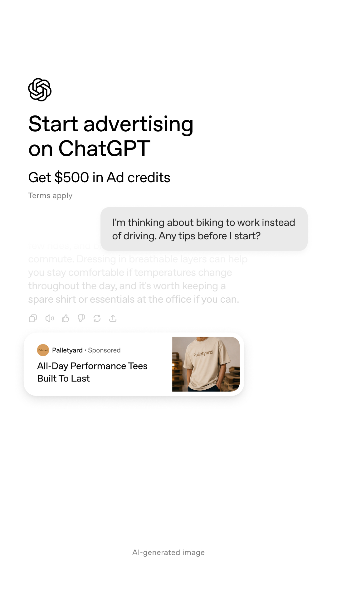 ChatGPT Facebook ad