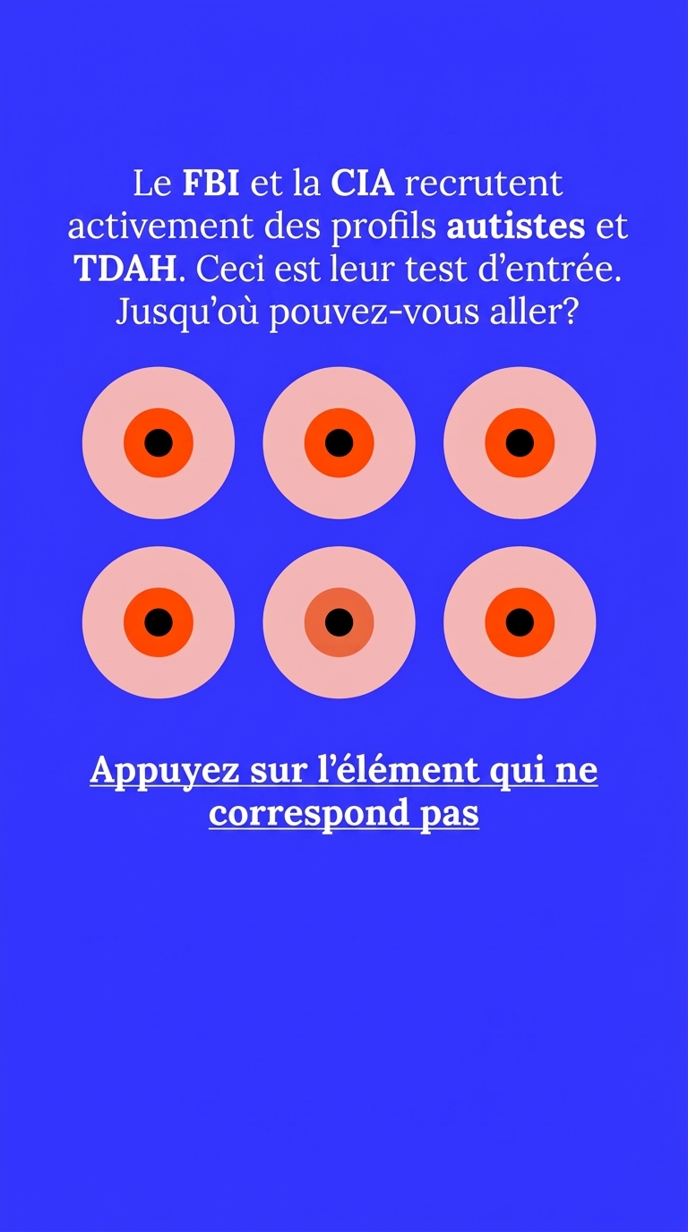 International IQ test Facebook ad
