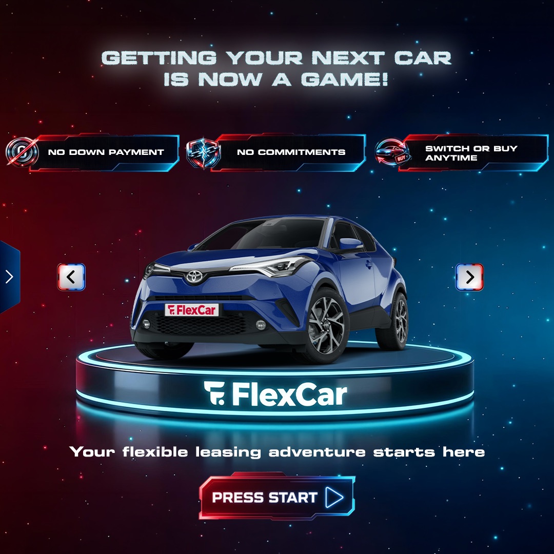 FlexCar Cyprus Facebook ad: Leasing on Easy Mode