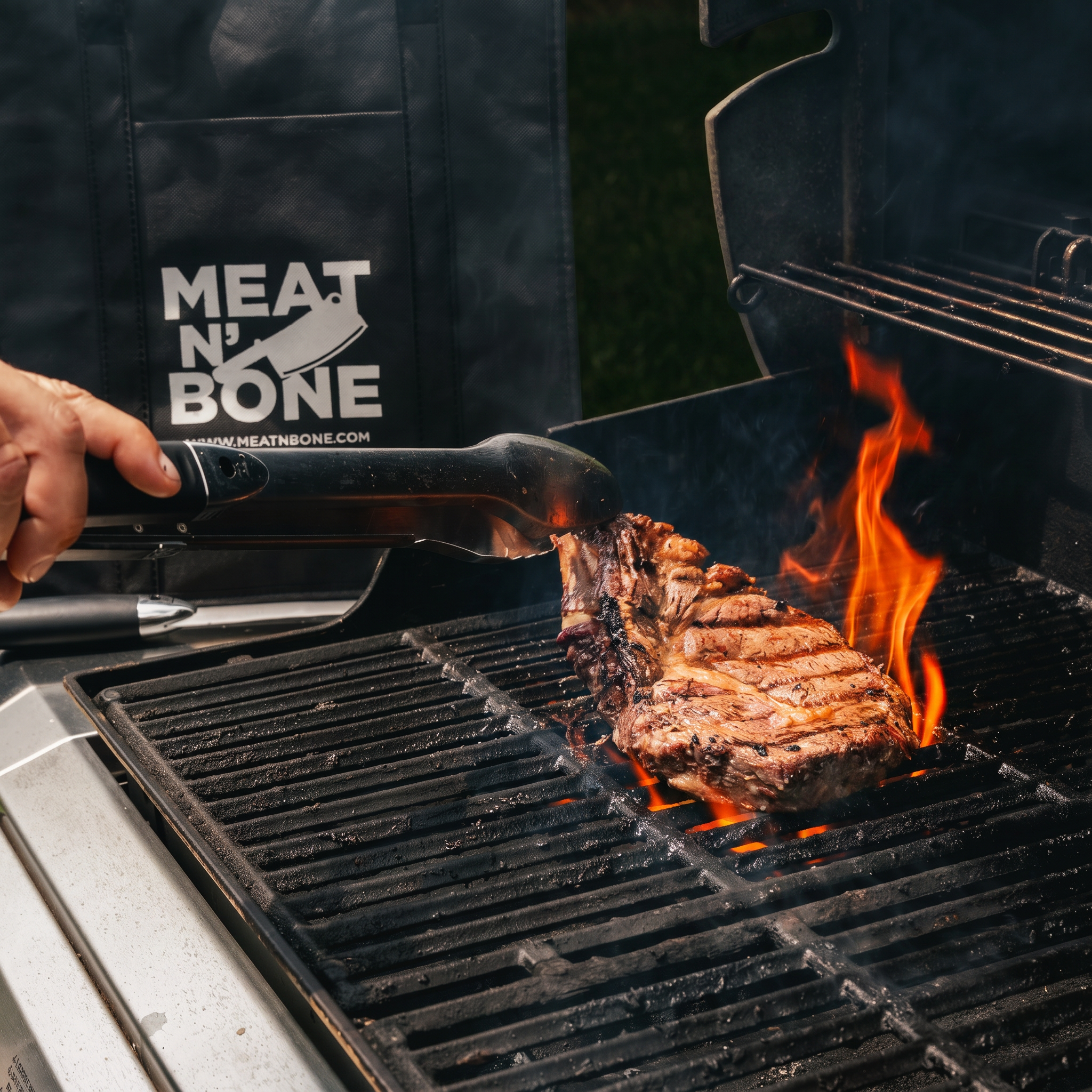 Meat N' Bone Facebook ad: Free Grillmaster Shirt on Orders $250+, Code SHIRTFORDAD