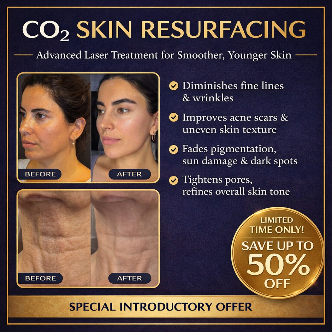 TM Aesthetics Facebook ad: London Skin Rejuvenation, Up To 50% Off CO2 Laser at TM…