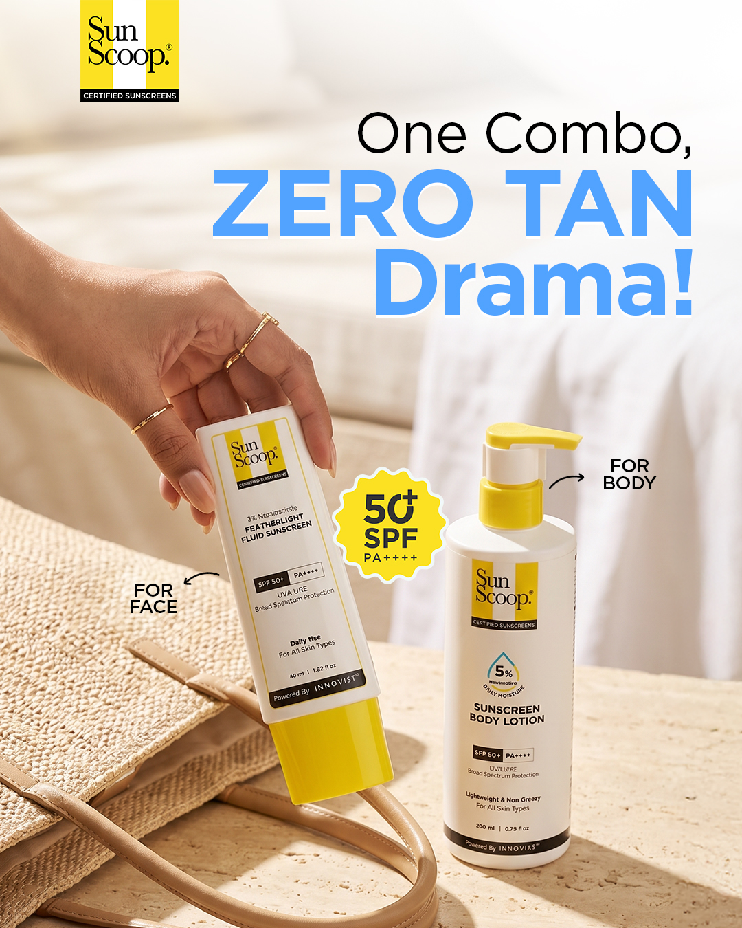 Sunscoop SPF Facebook ad