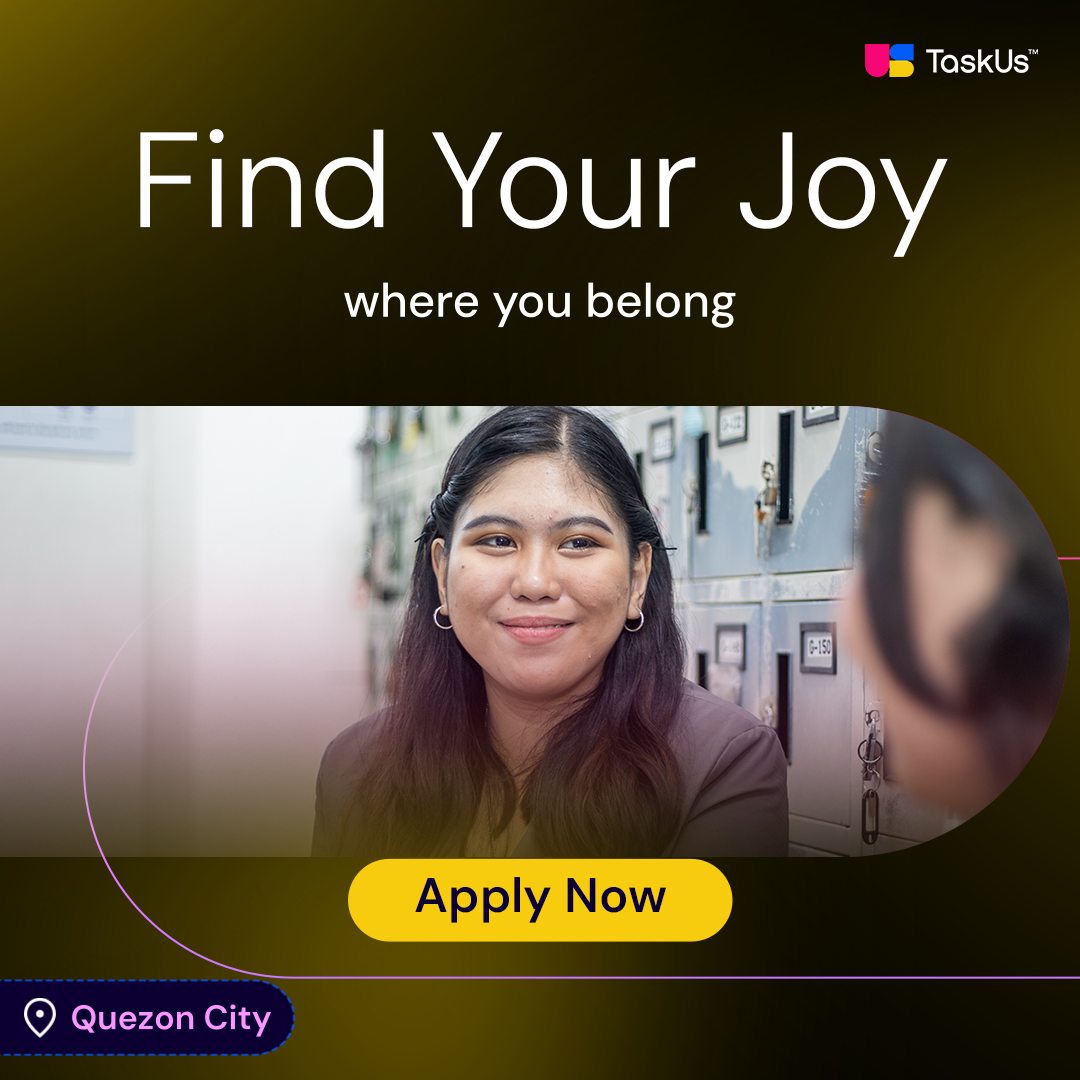 TaskUs Facebook ad