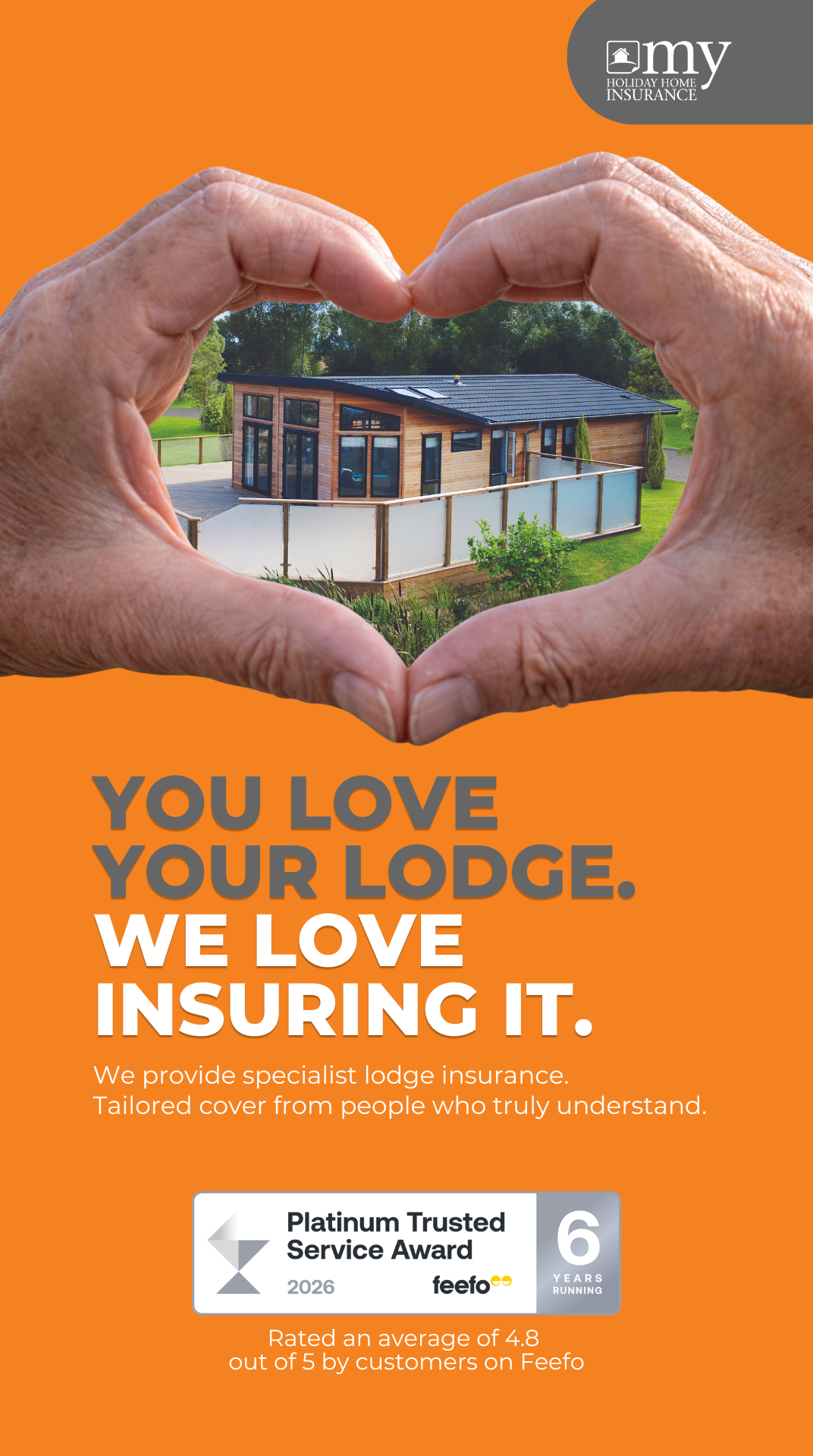 My Holiday Home Insurance Facebook ad from Apr 29, 2026