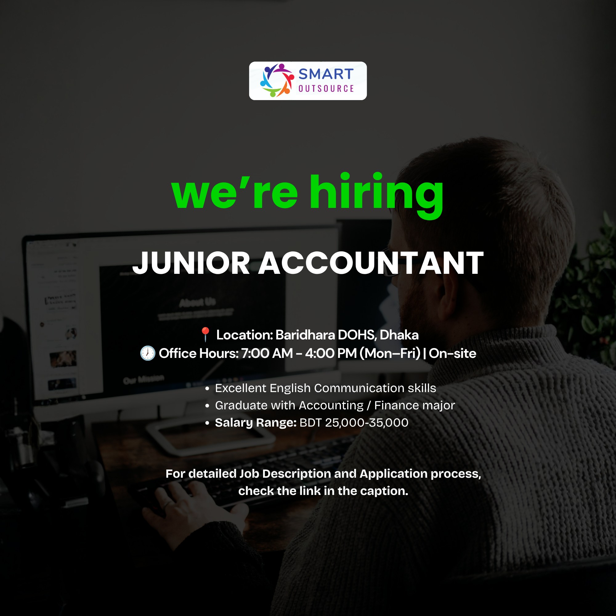 Smart Outsource Facebook ad: We are hiring for Several Positions here at…