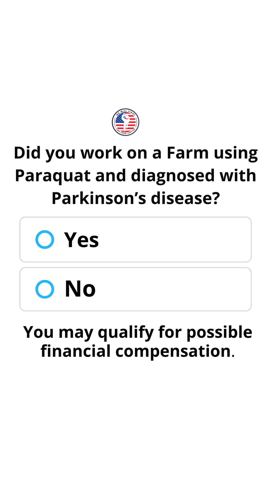 Wewillfightforyourjustice.com Facebook ad