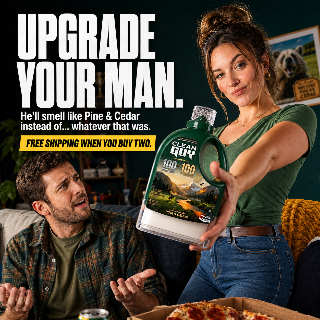 Clean Guy Facebook ad