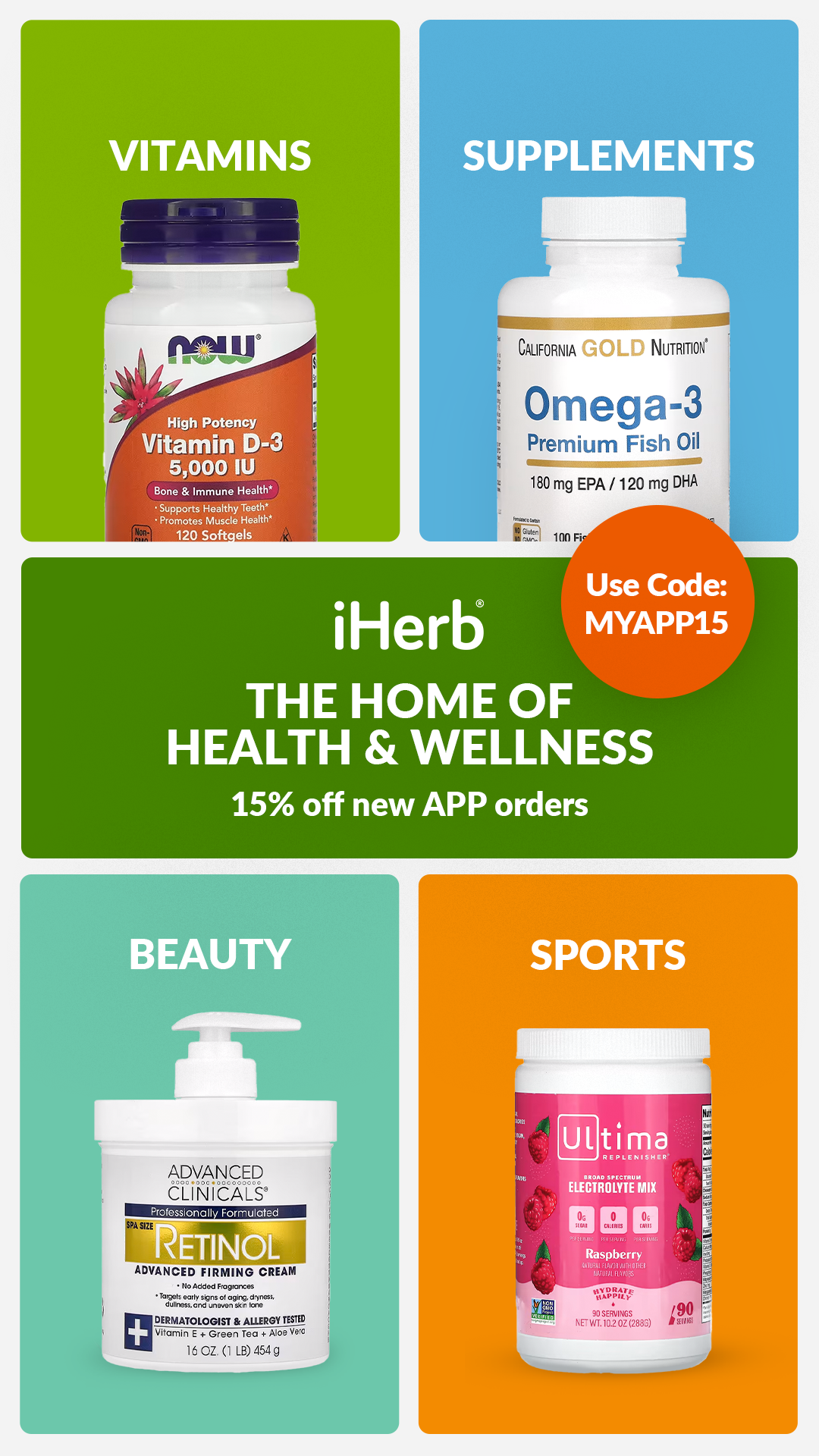 iHerb Facebook ad