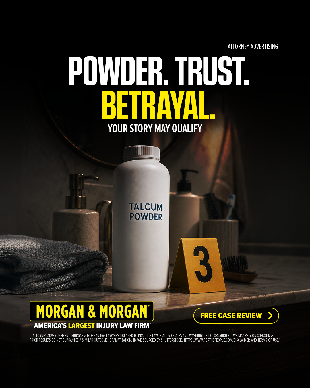 Morgan & Morgan Facebook ad