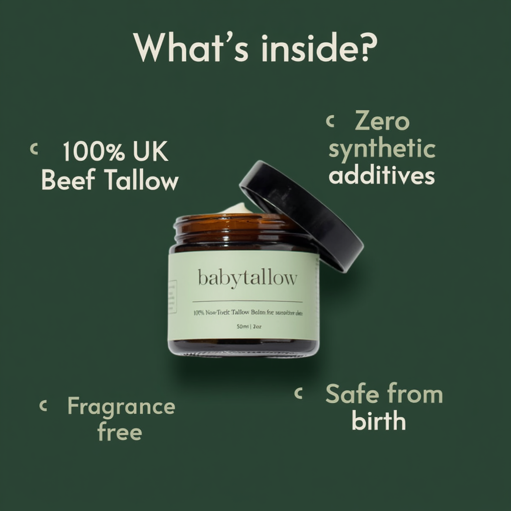 Baby Tallow Facebook ad: Get 50% OFF!