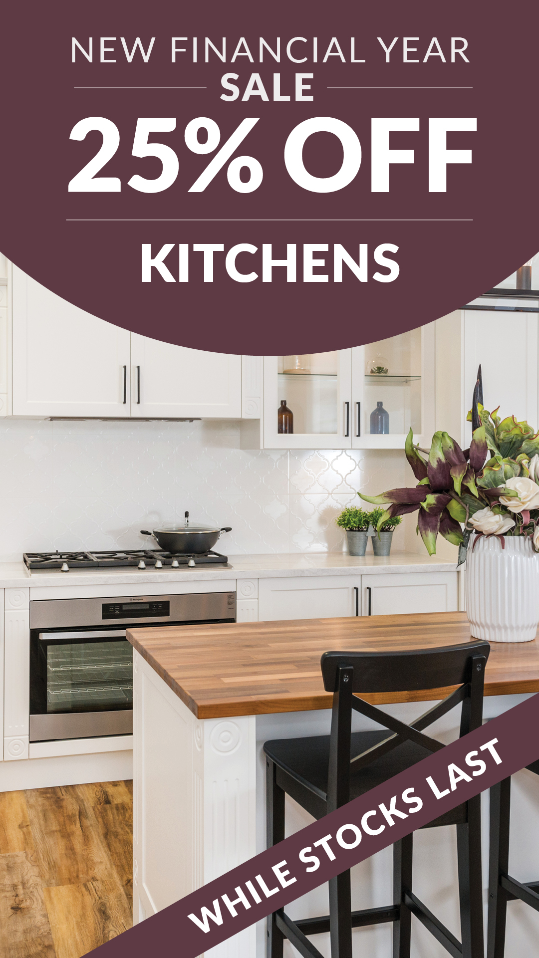 Wallspan Facebook ad: Kitchen Renovation Sale- Wallspan Kitchens