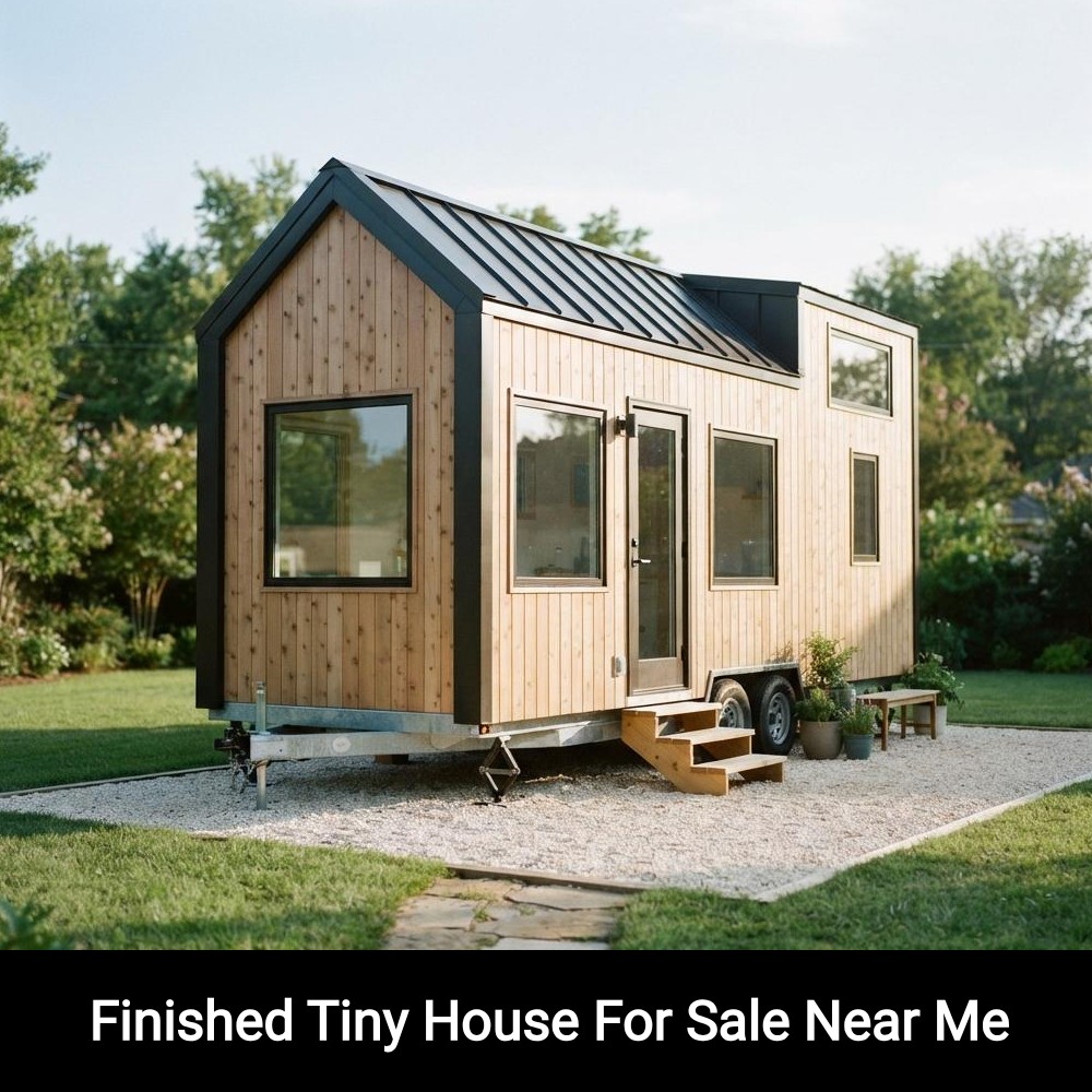 CleverTopics Select Facebook ad: Finished Tiny House For Sale Near Me!