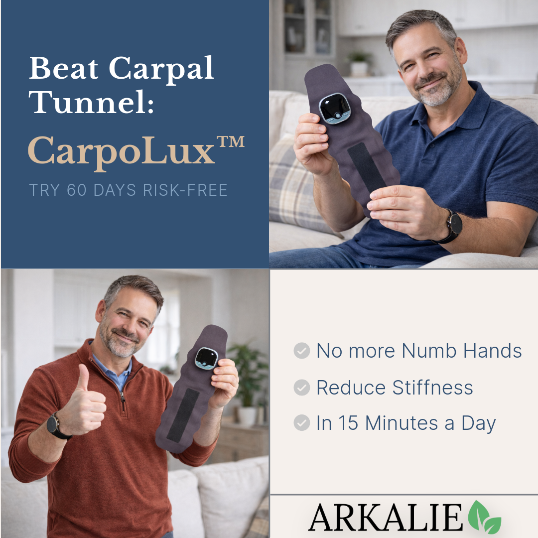 Arkalie Facebook ad: End the cycle of Carpal Tunnel pains